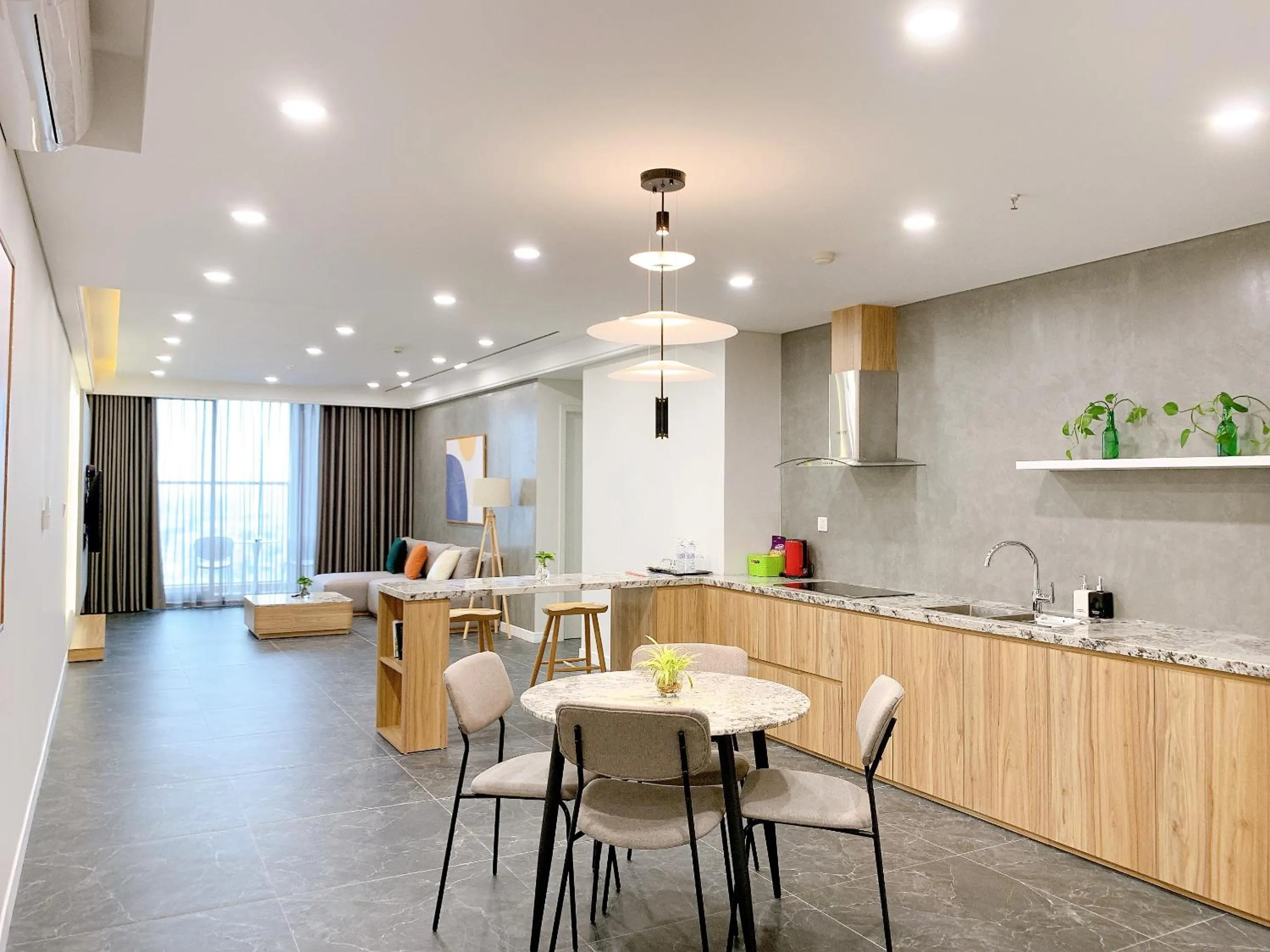 Kitchen or kitchenette in TSQ STAY Hotel Apartment