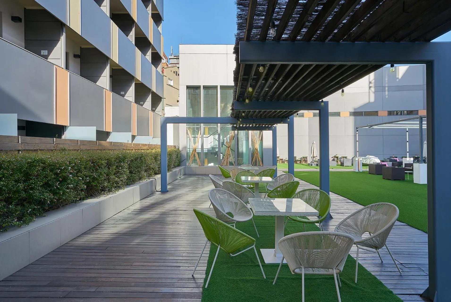 Balcony/Terrace in Vincci Zaragoza Zentro