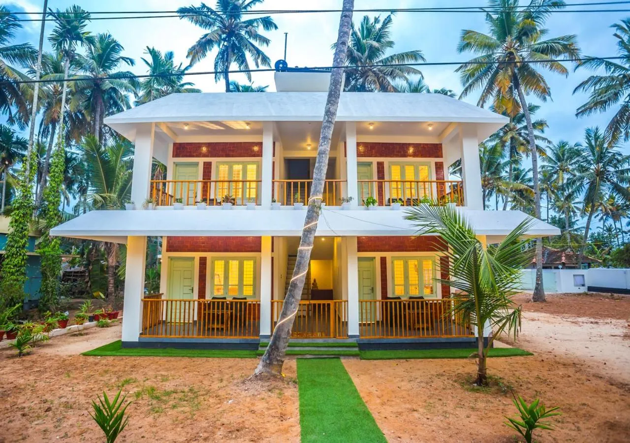 Property building in Ocean View Beach Villa Varkala by VOYE HOMES