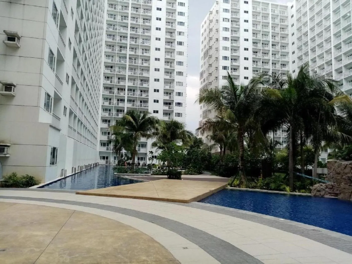 Pool view in Shore Residences