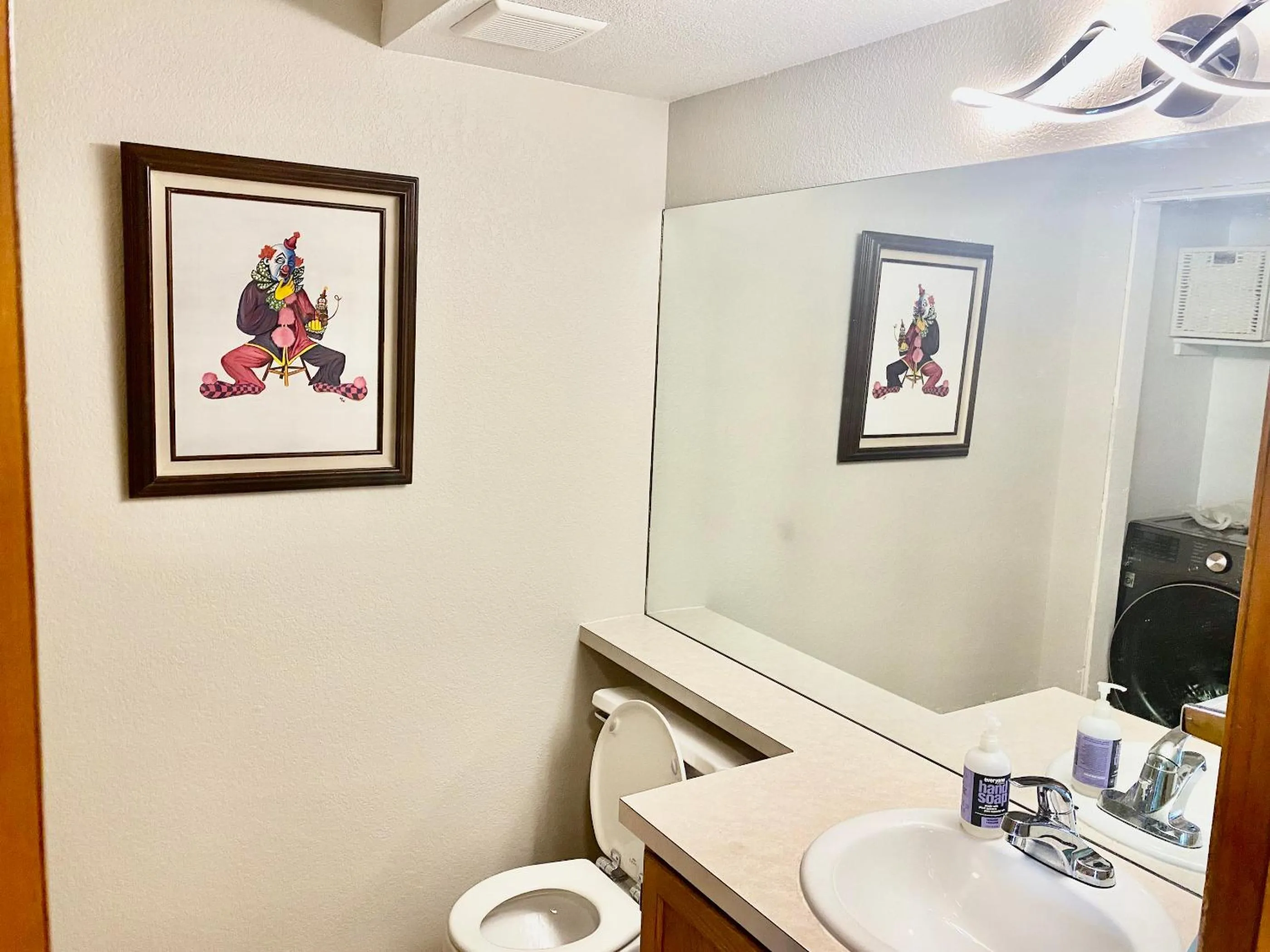 Toilet in 3br home 2br unit close to USAFA with fireplace