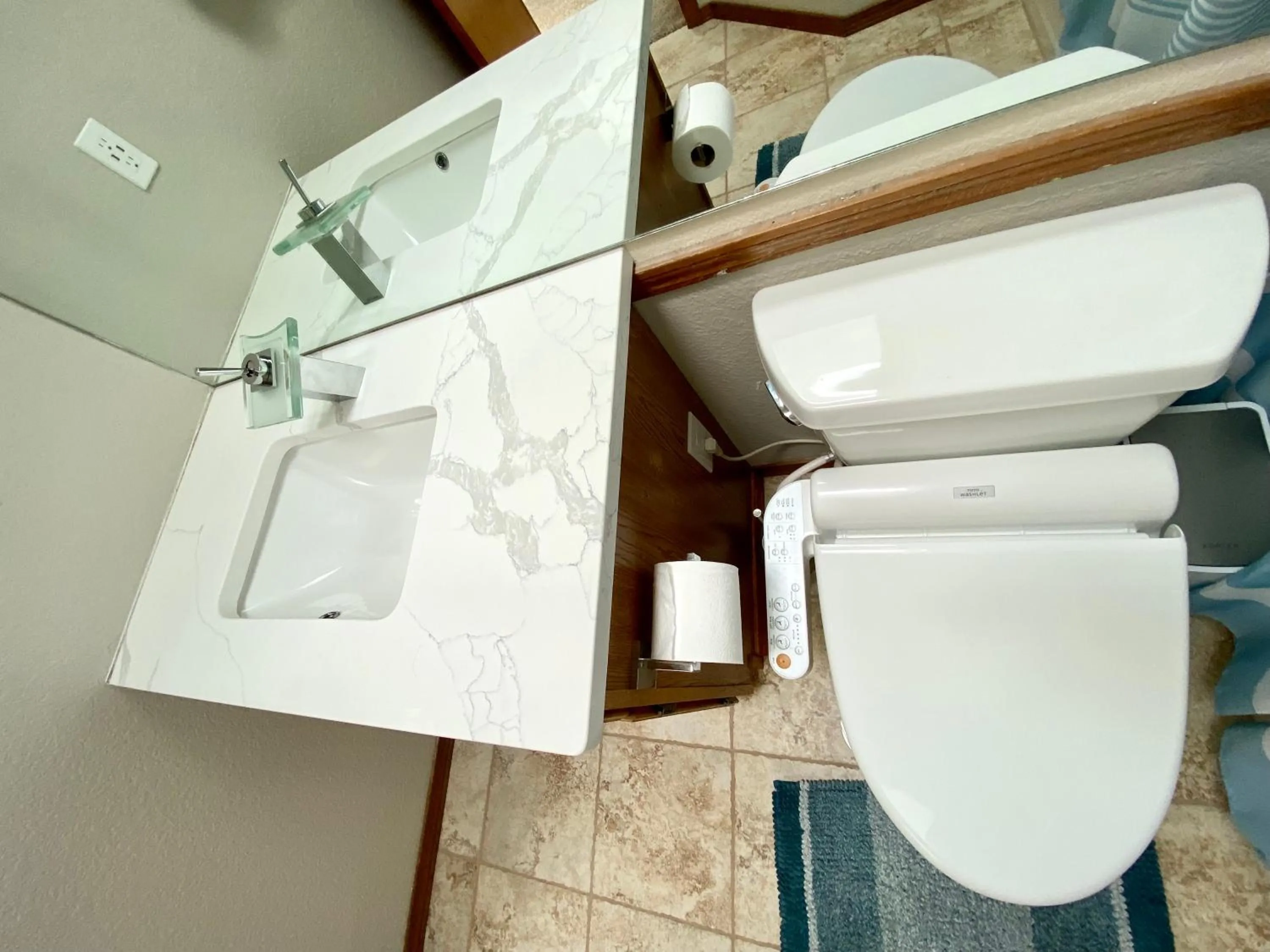 Toilet in 3br home 2br unit close to USAFA with fireplace