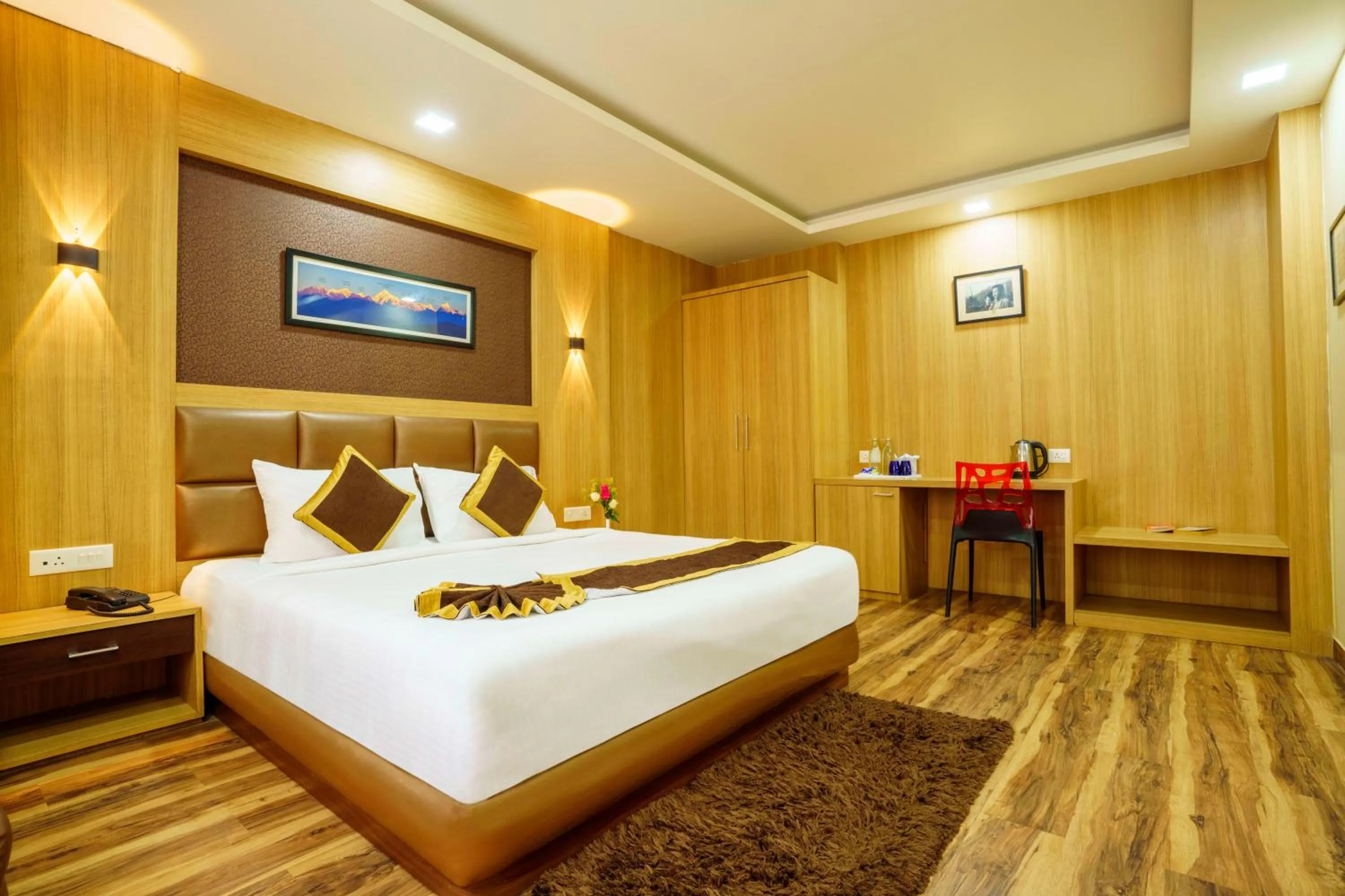 Bedroom in Q SAINA THE COSMOS