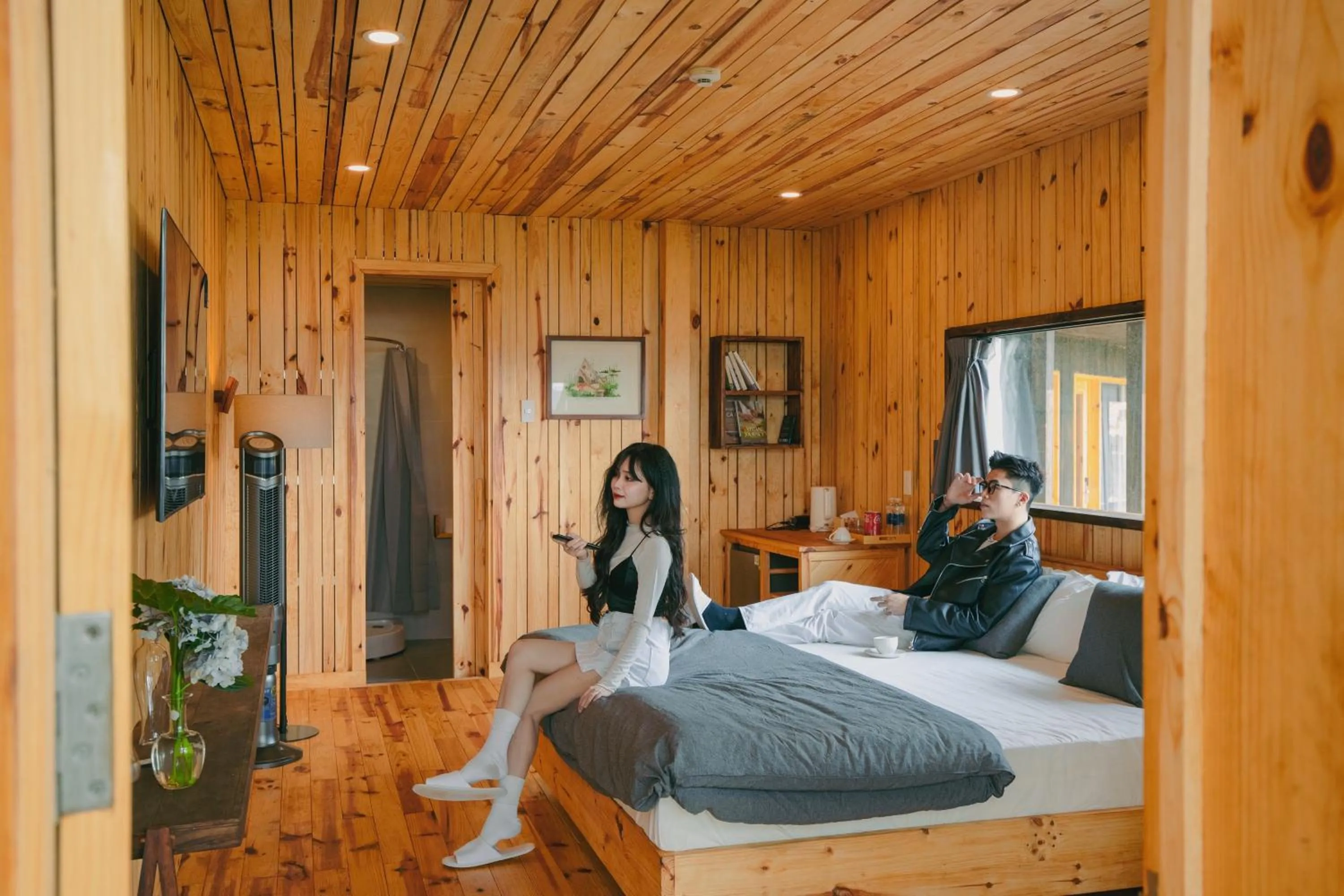 Bed in Lavender Dalat Hotel and Resorts