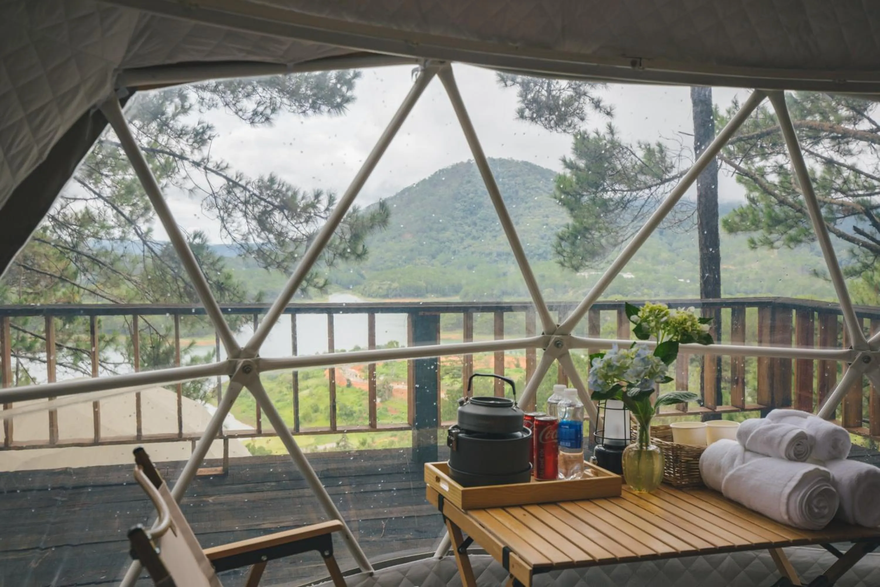 Patio in Lavender Dalat Hotel and Resorts