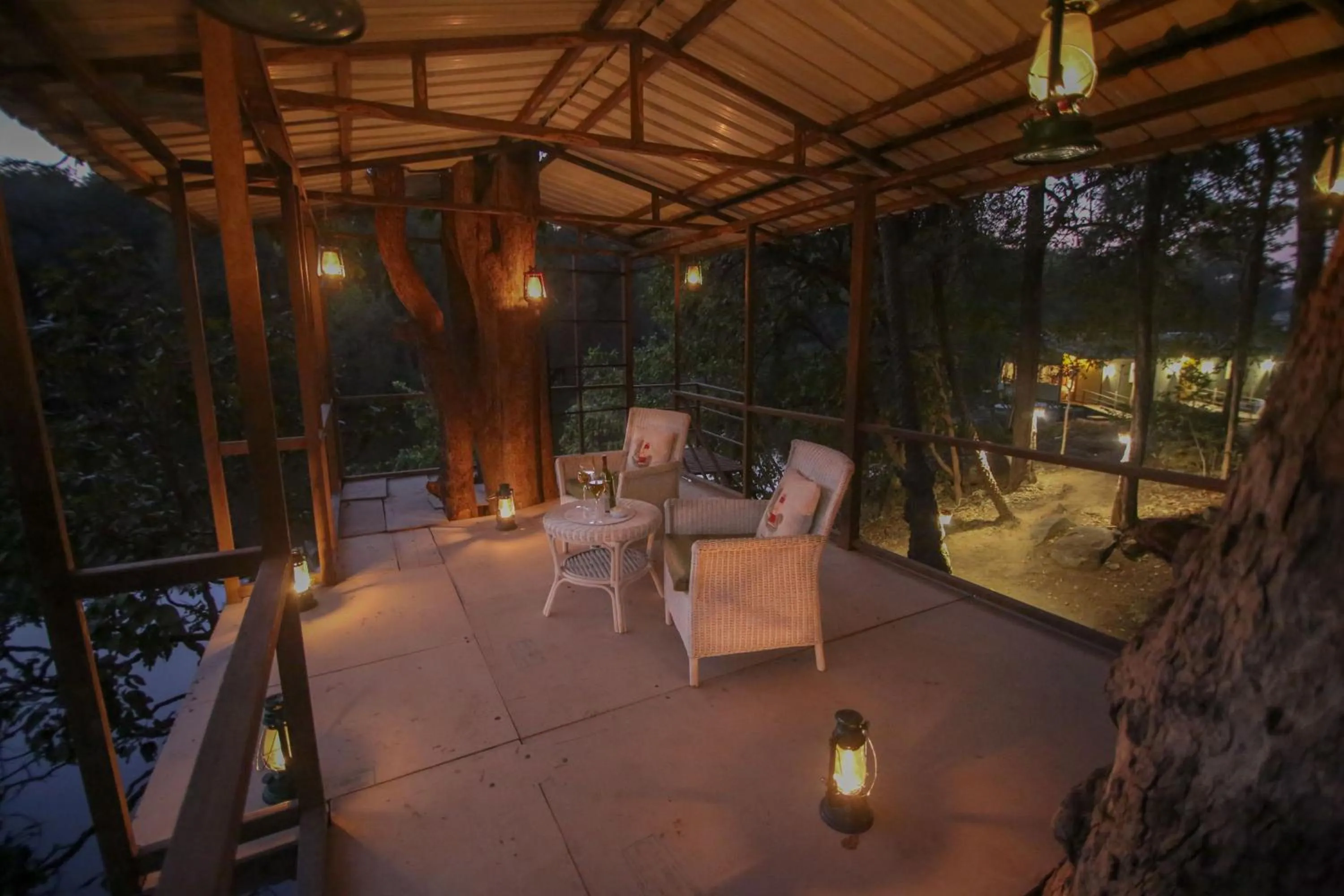 Night in Rukhad Jungle Camp - Pench