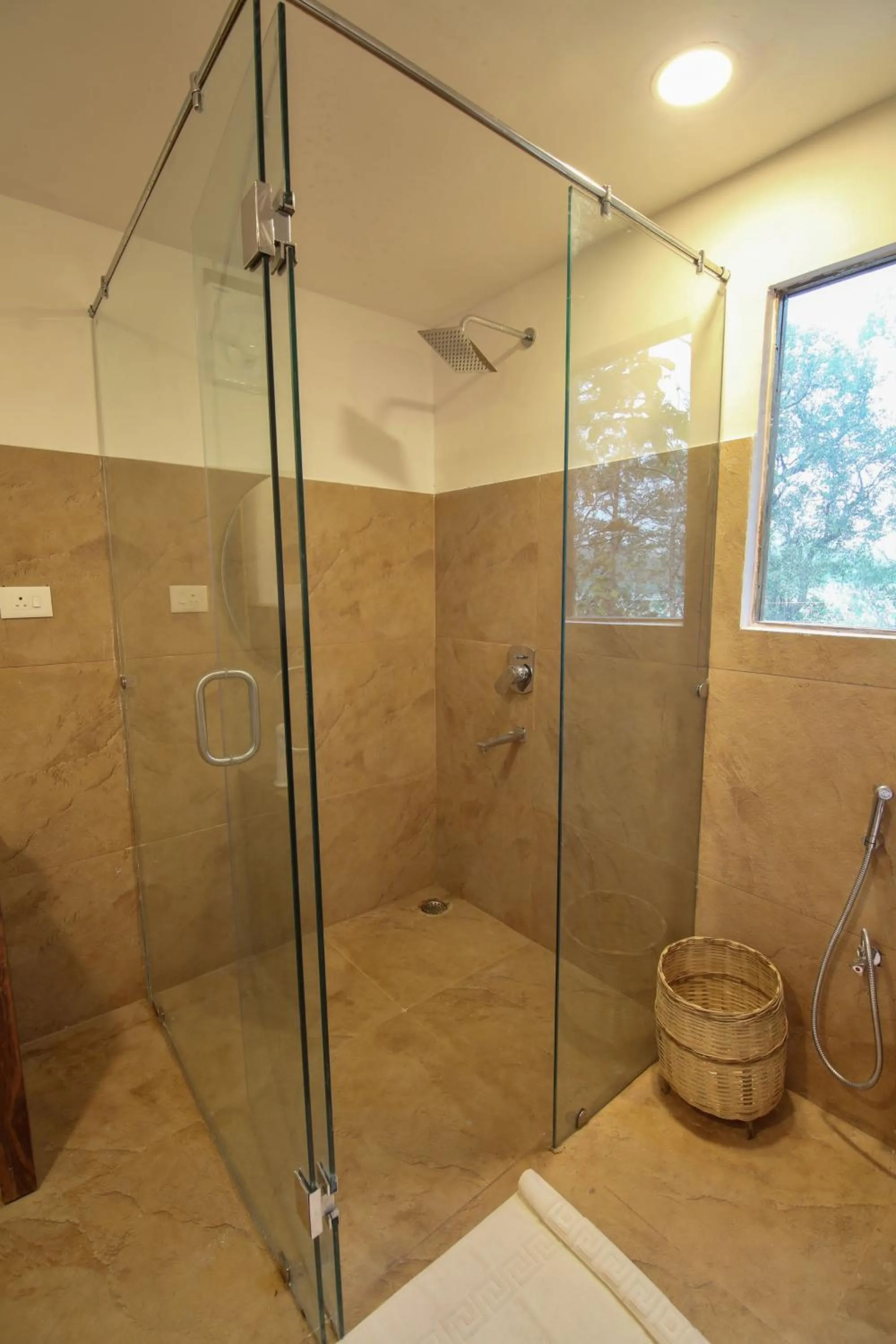 Shower in Rukhad Jungle Camp - Pench