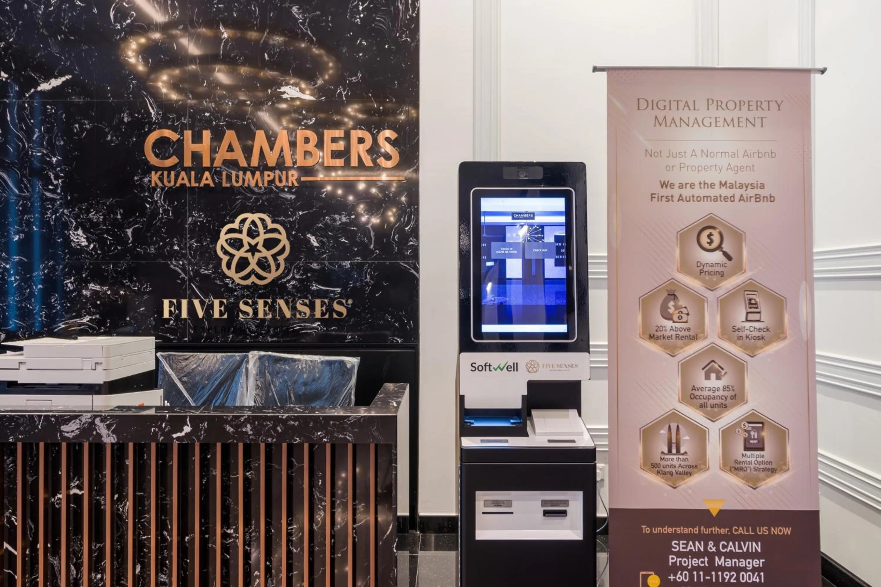 Lobby or reception in Chambers Residence Kuala Lumpur by Roam