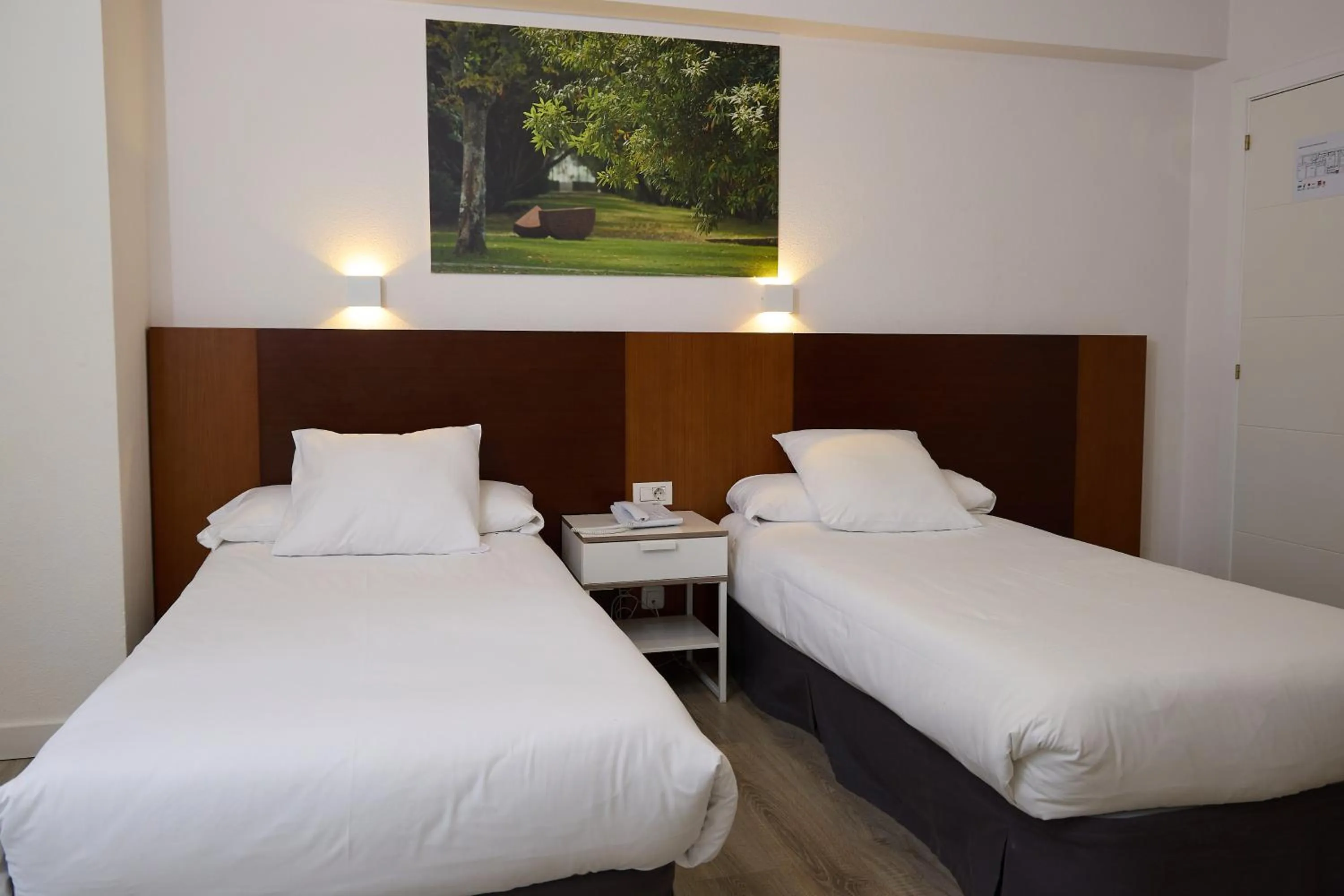 Bed in Hotel Vigo Plaza