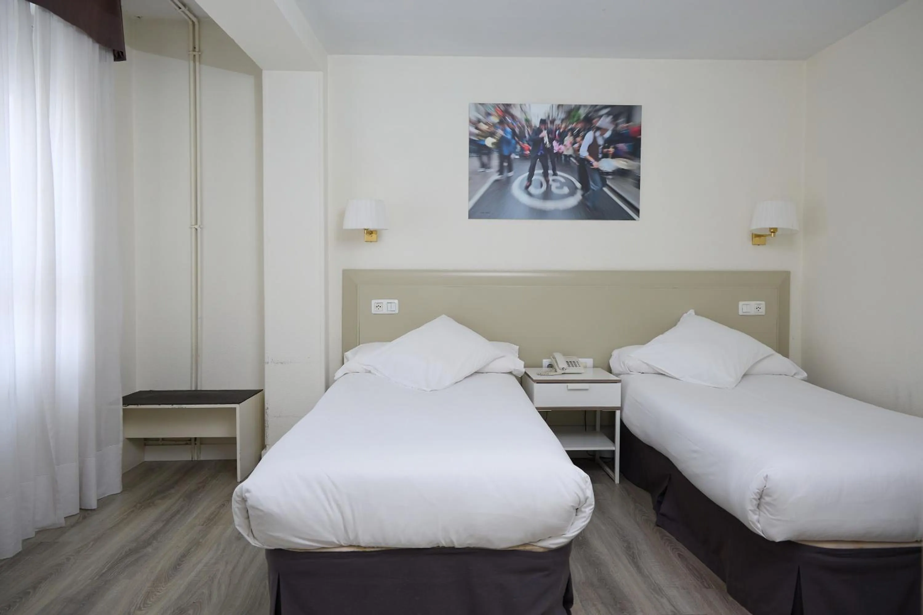 Bed in Hotel Vigo Plaza