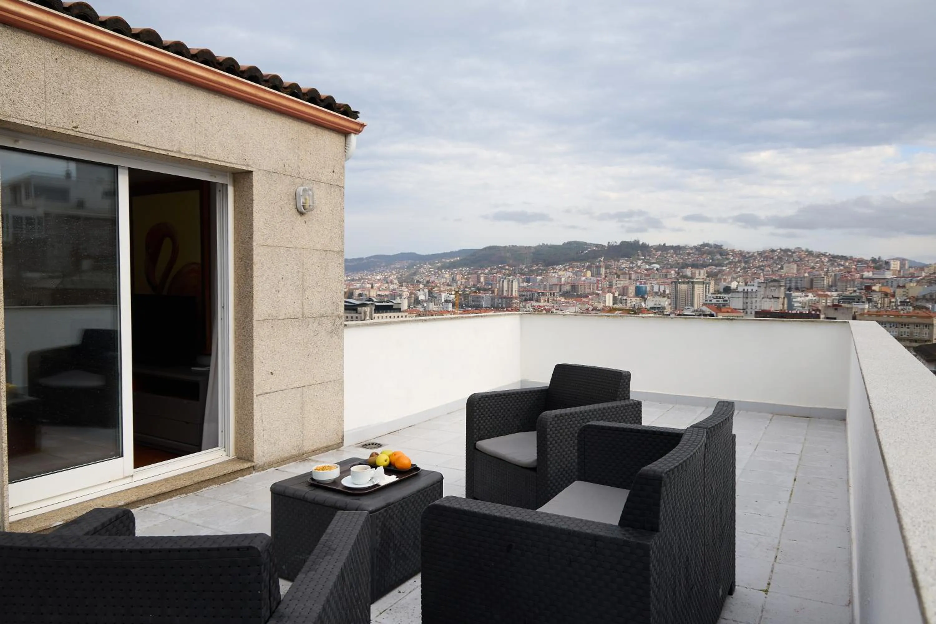 Balcony/Terrace in Hotel Vigo Plaza