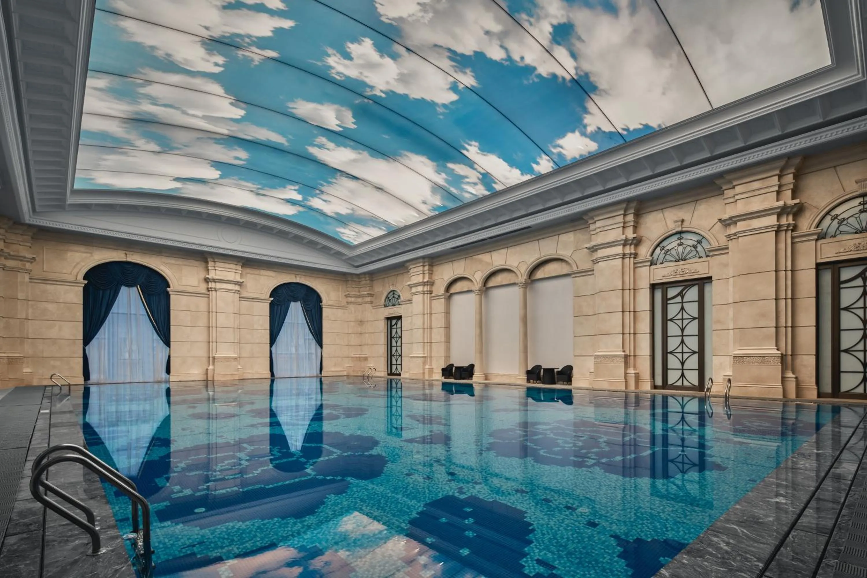 Swimming pool in Crowne Plaza Dongying by IHG