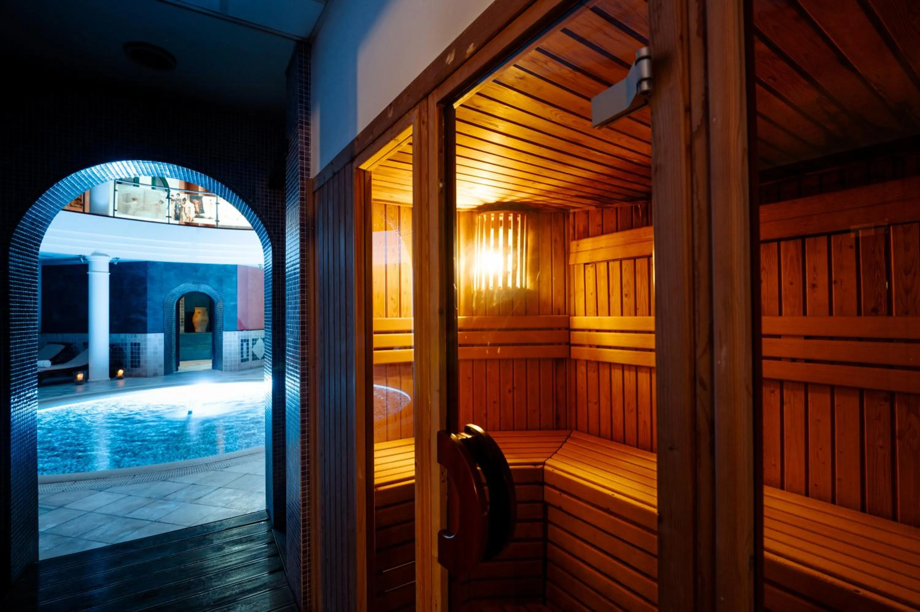 Sauna in Castilla Termal Solares