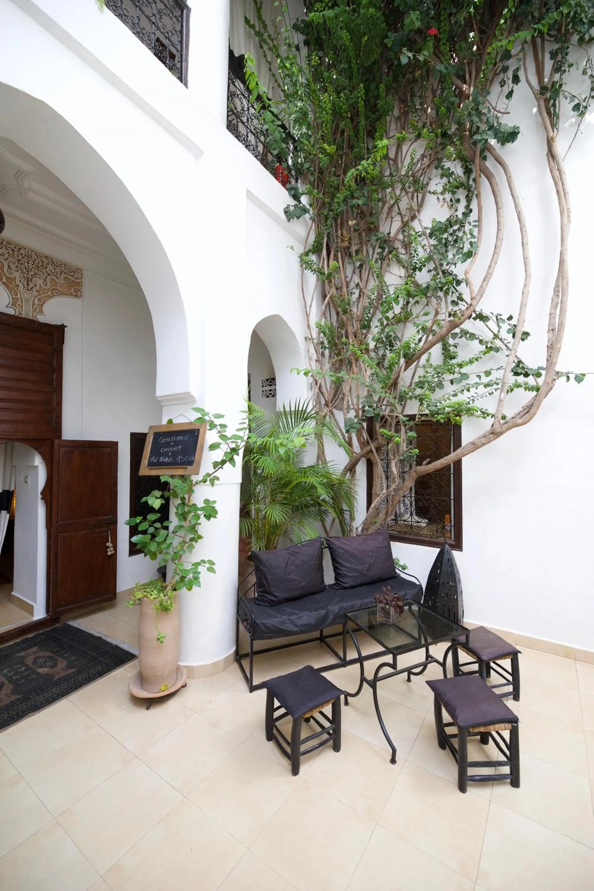 Patio in Riad Noor Charana