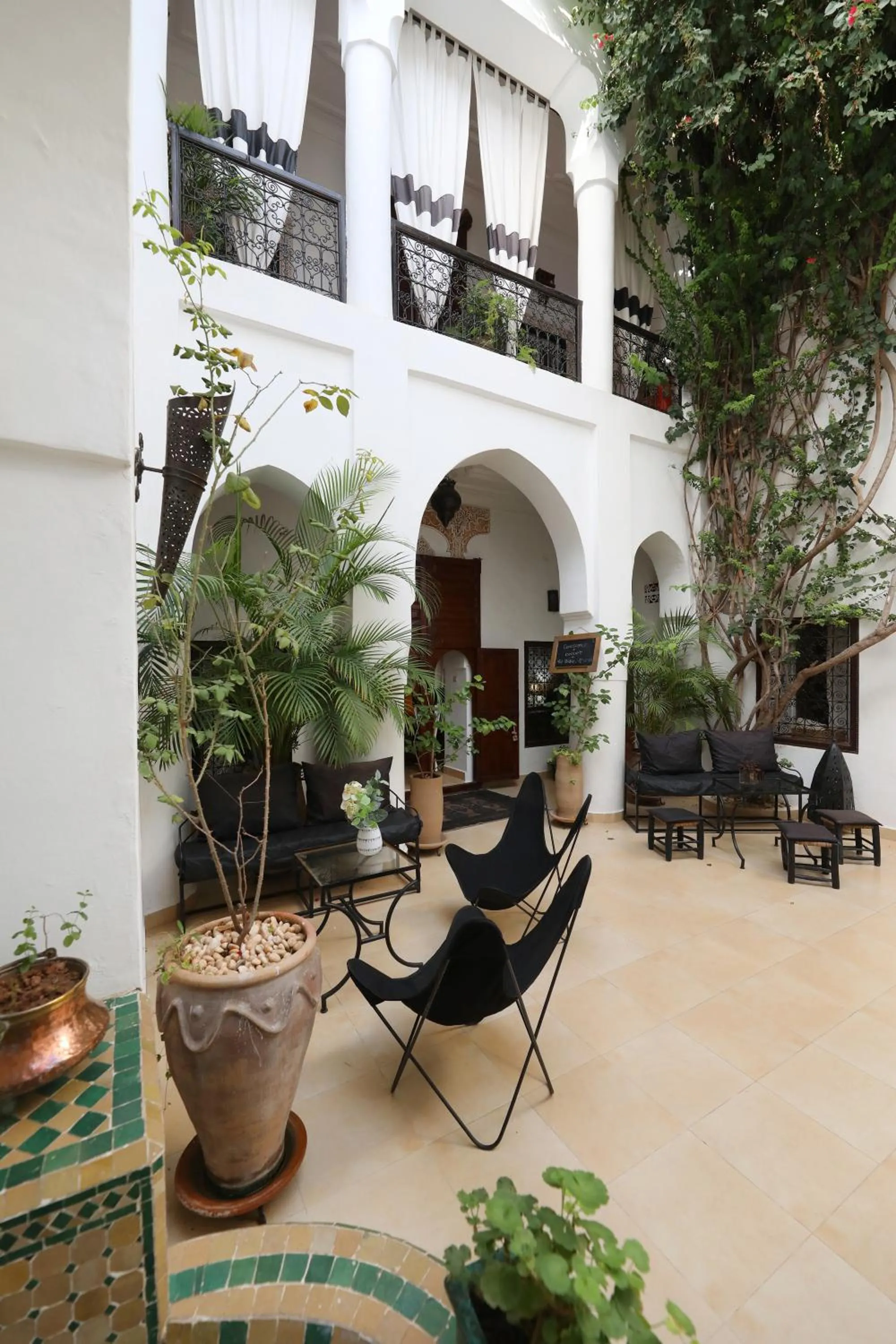 Patio in Riad Noor Charana