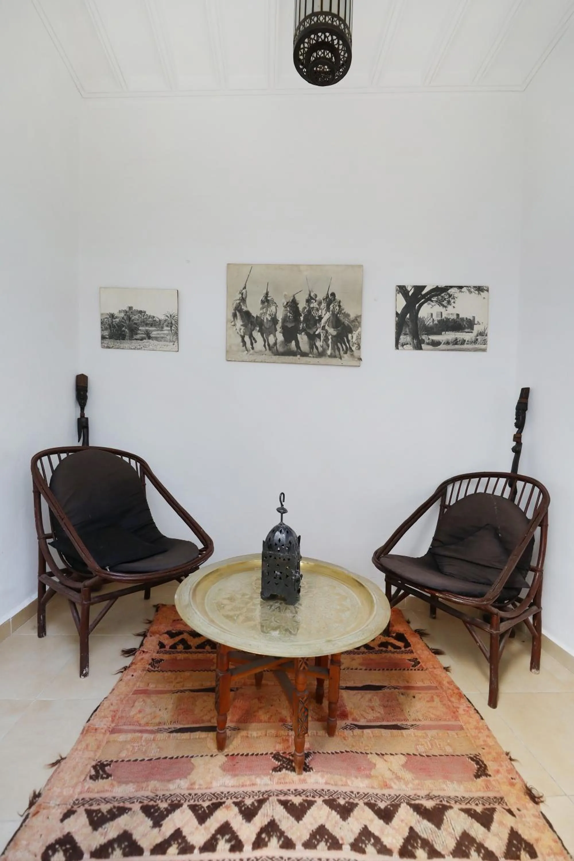 Seating area in Riad Noor Charana