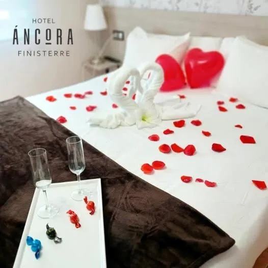 Bed in Hotel Ancora