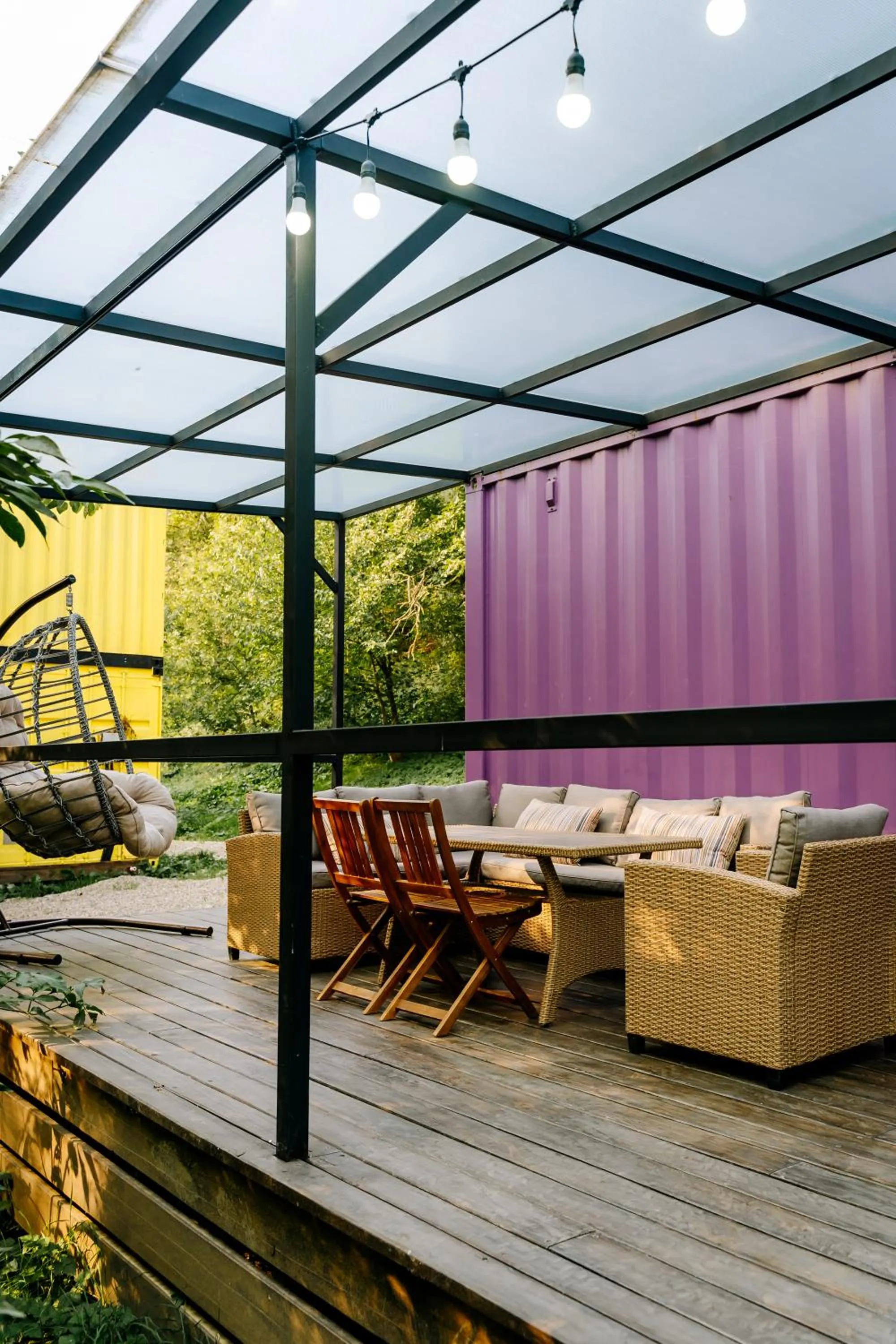Balcony/Terrace in Gipsy Village Park Hotel