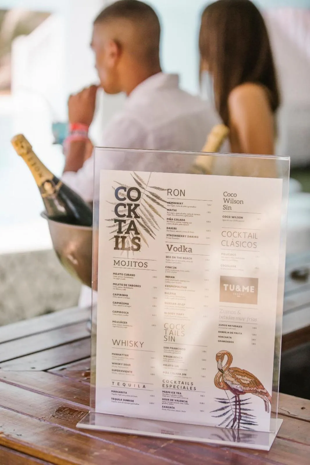 Alcoholic drinks in Tu&Me Resort - Adults Only