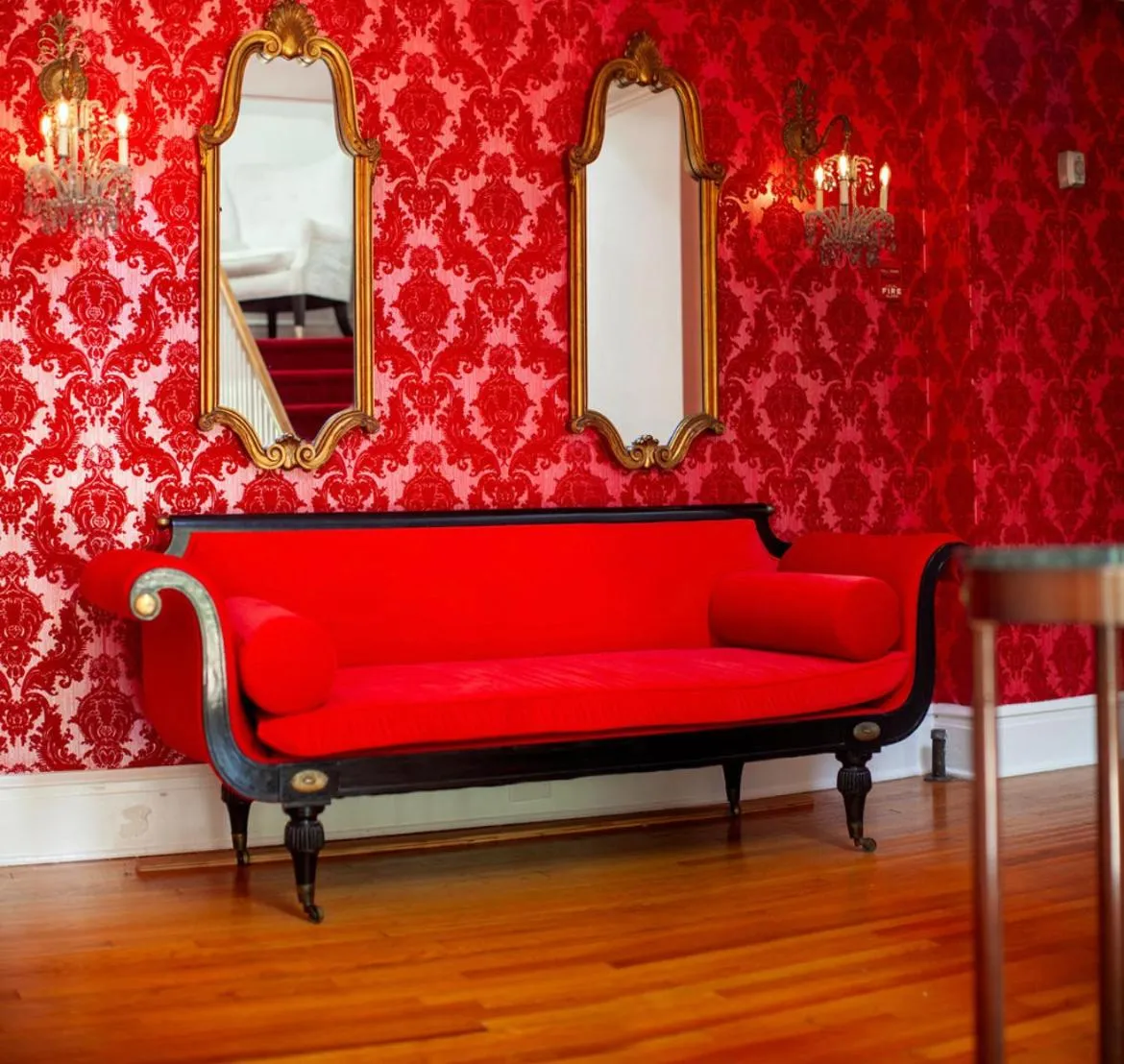 Seating area in Rams Head Inn