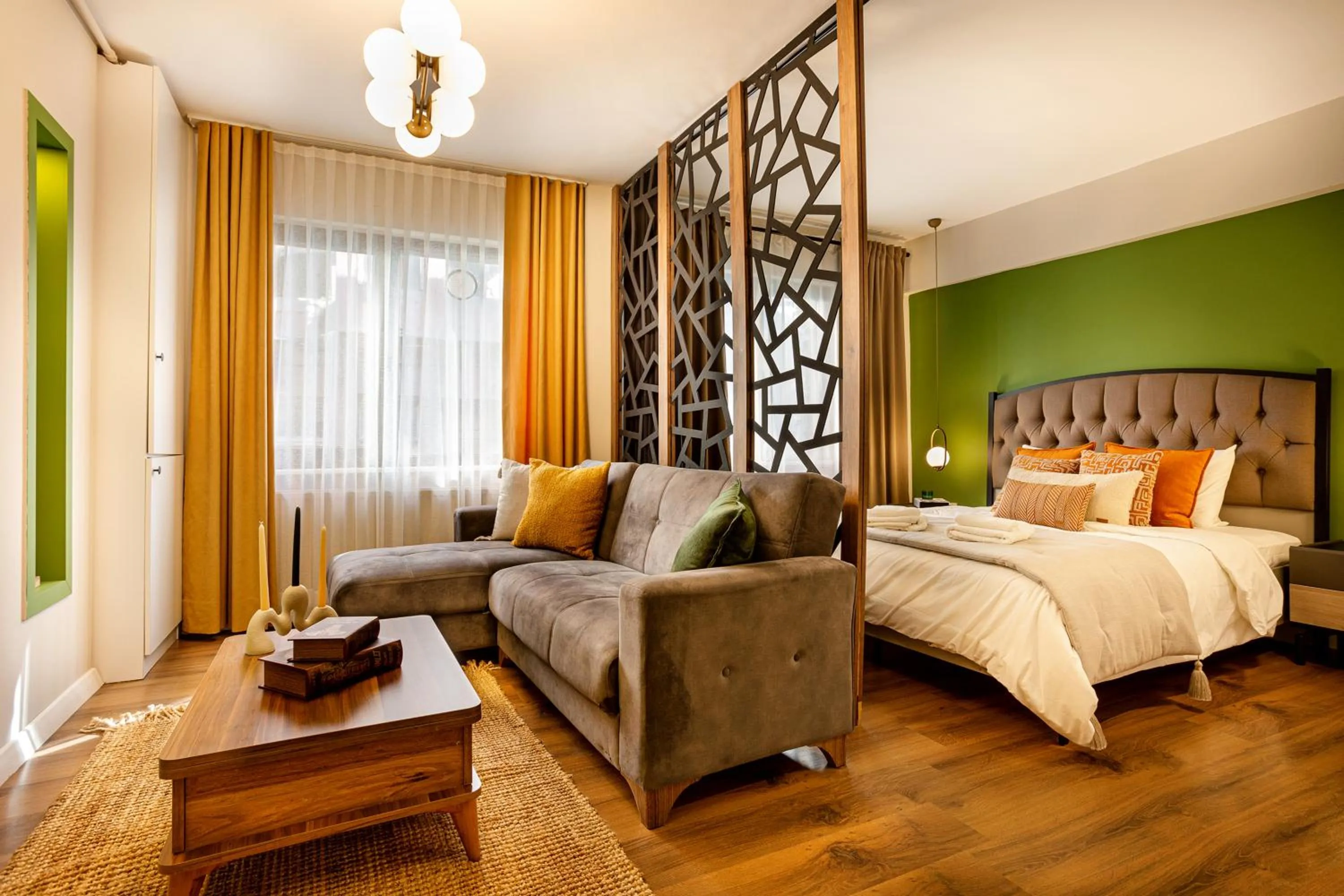 Living room in Port Galata Suites