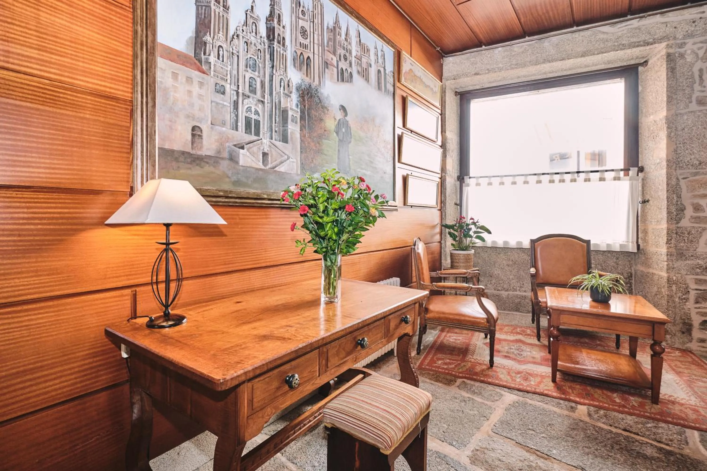 Living room in Hotel Entrecercas