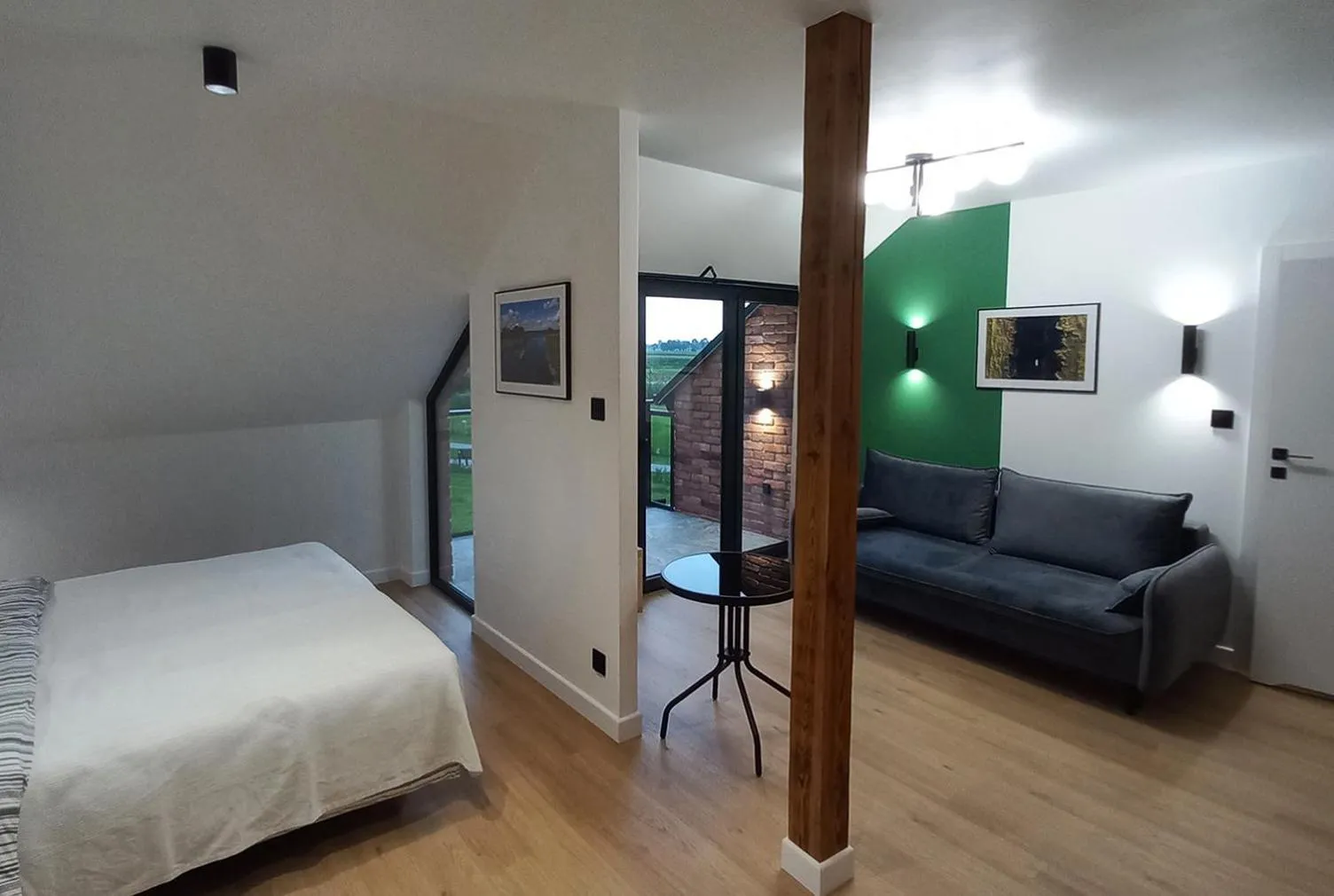 Bed in Apartamenty Między Mostami