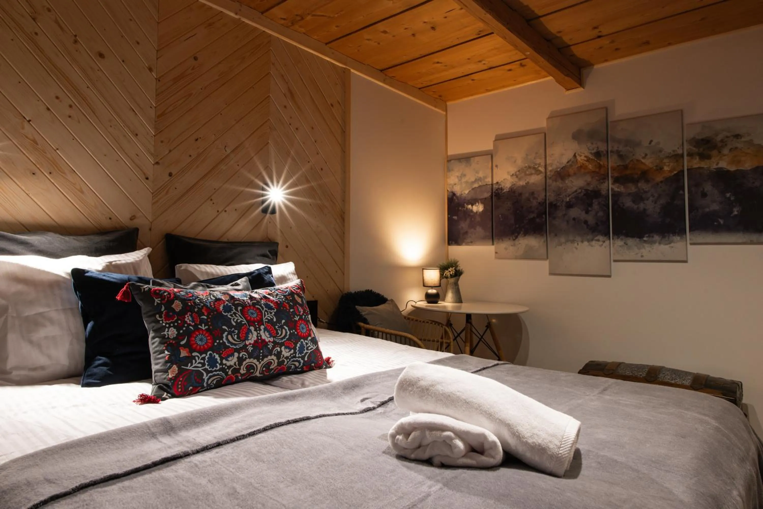 Bed in Apartament Stryszek Alpinistyczny