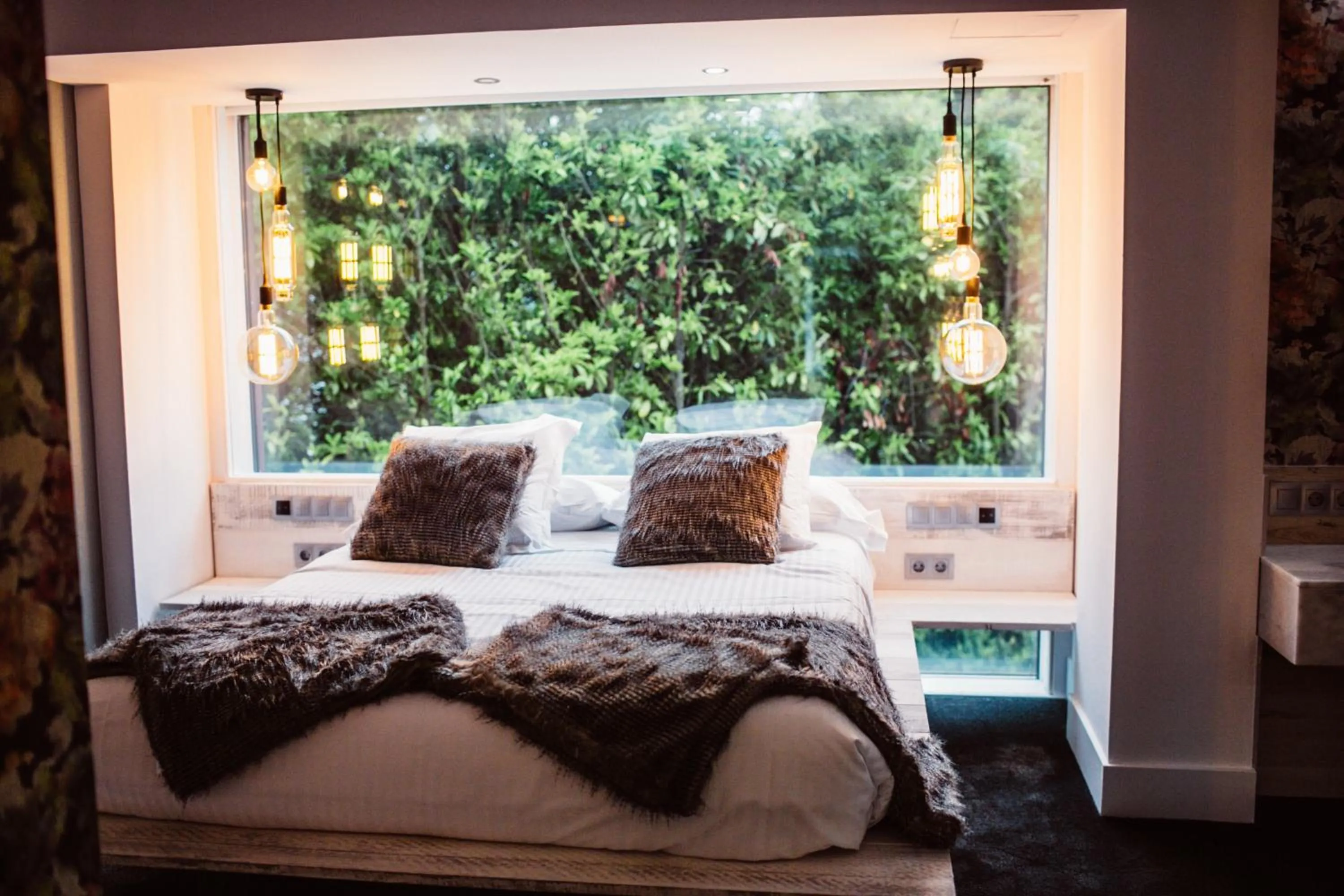 Bed in Hotel Cuevas - Adults Only