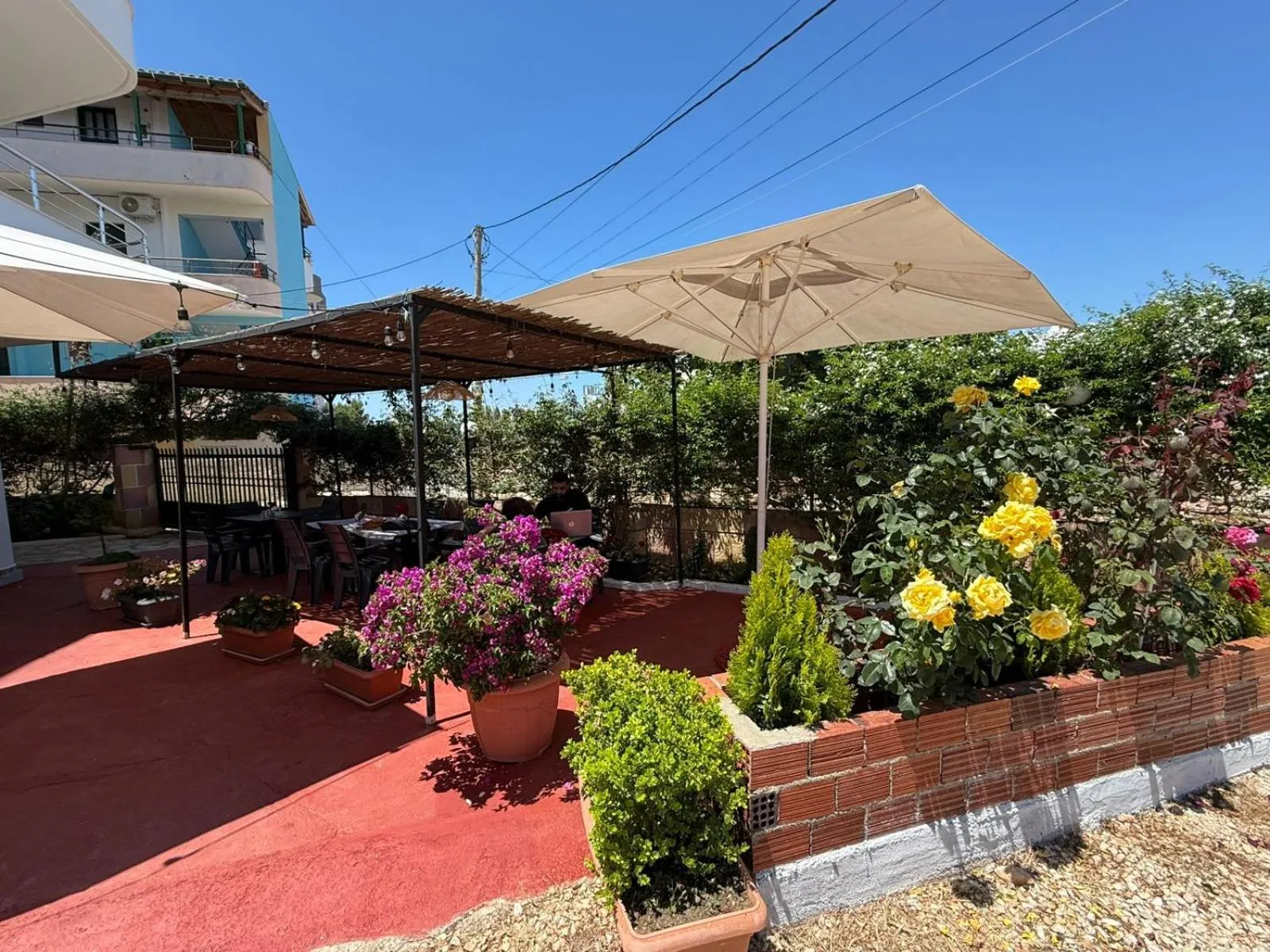 Property building in Hotel de Ksamil