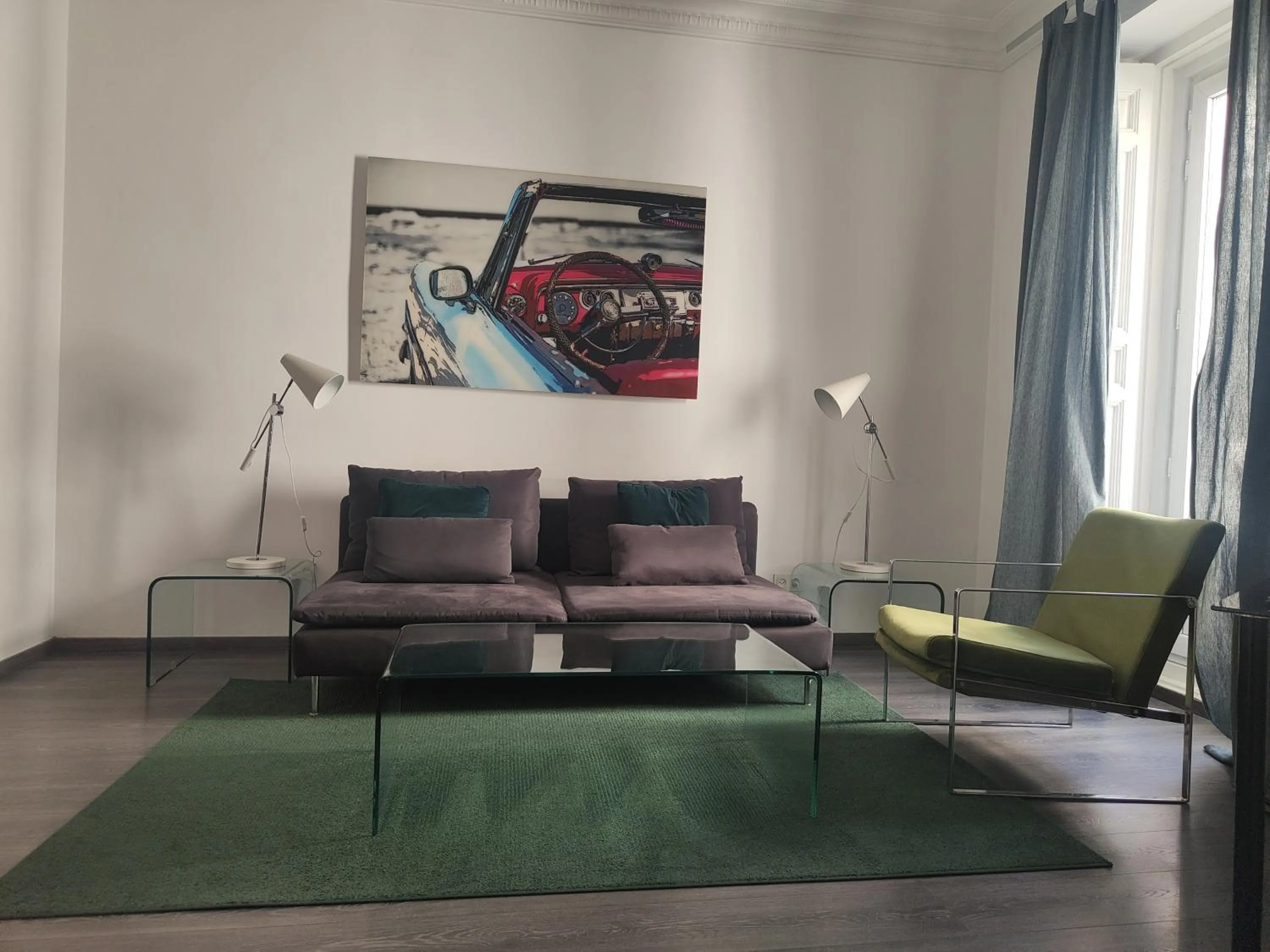 Living room in Suite Prado