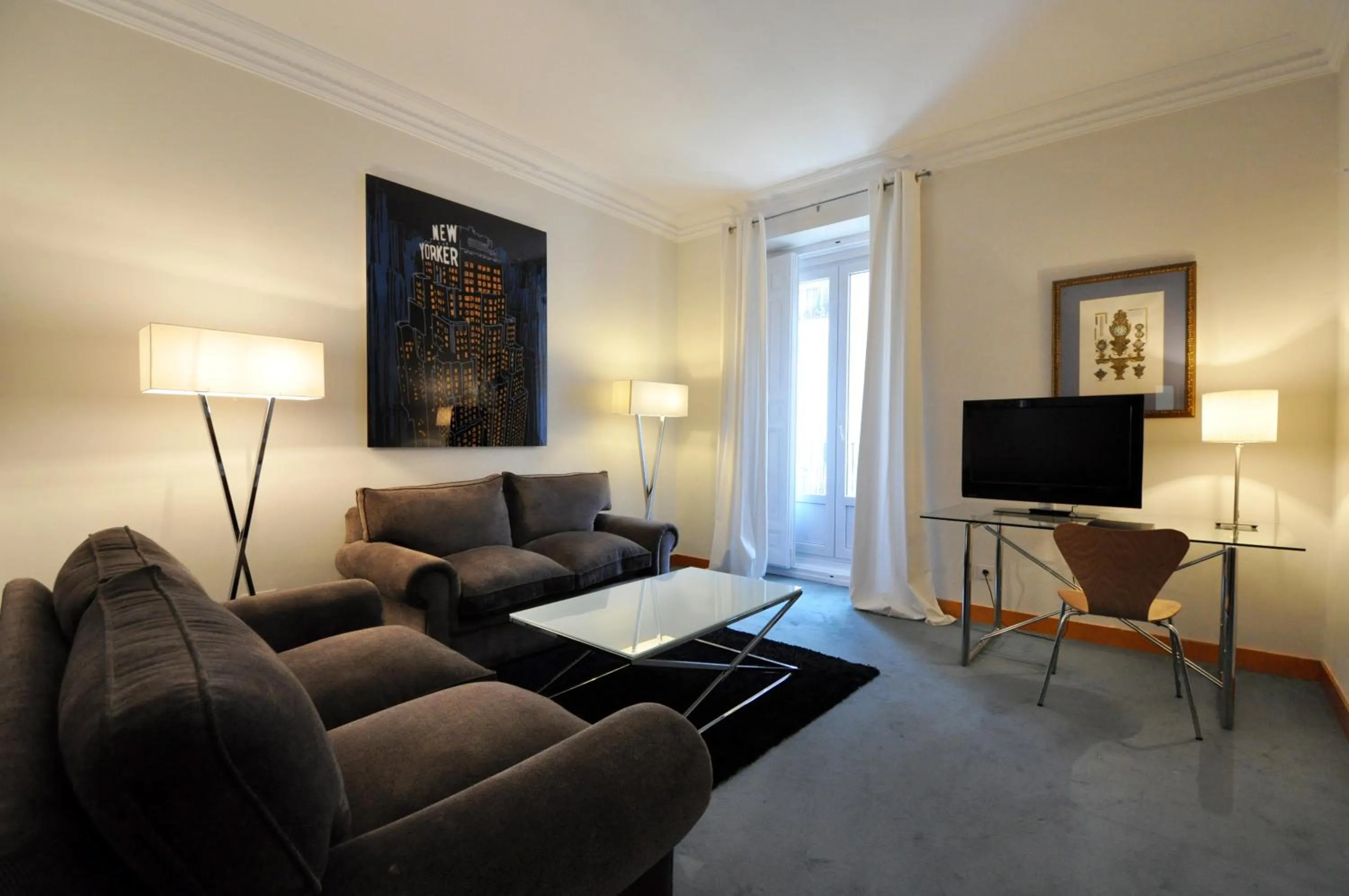 Living room in Suite Prado