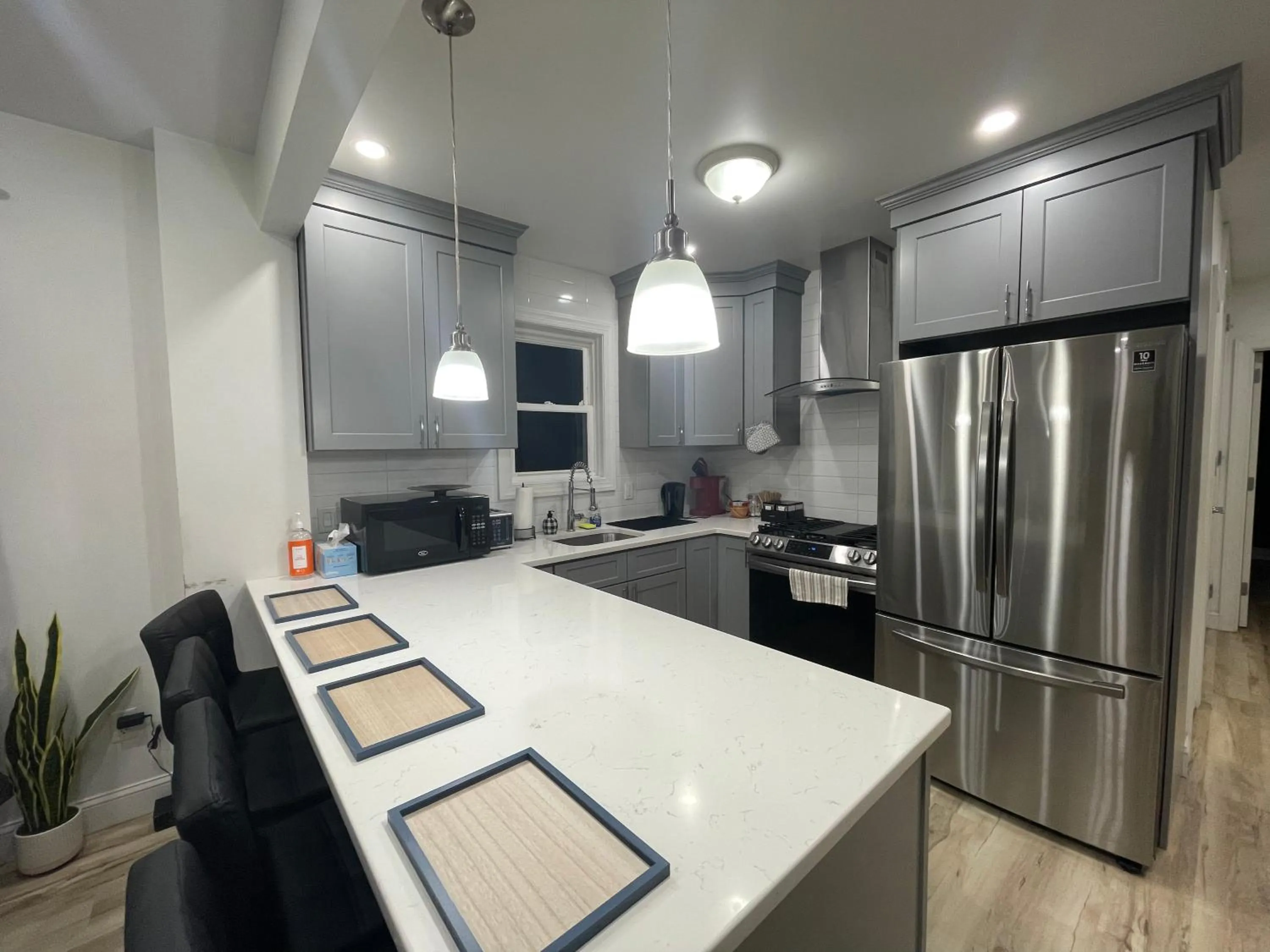 Kitchen or kitchenette in Modern Luxury Apartment near NYC