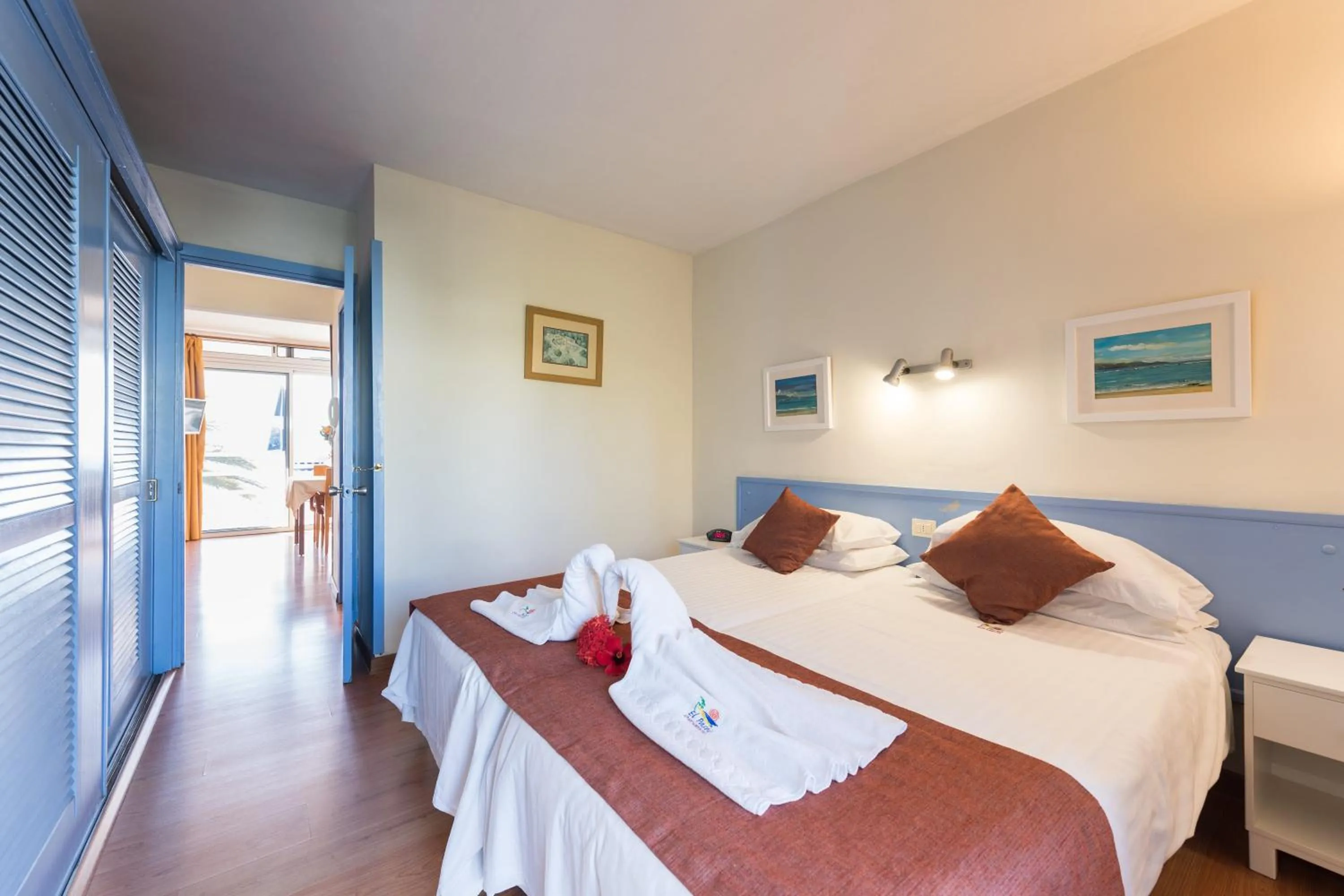 Bed in Apartamentos El Paseo