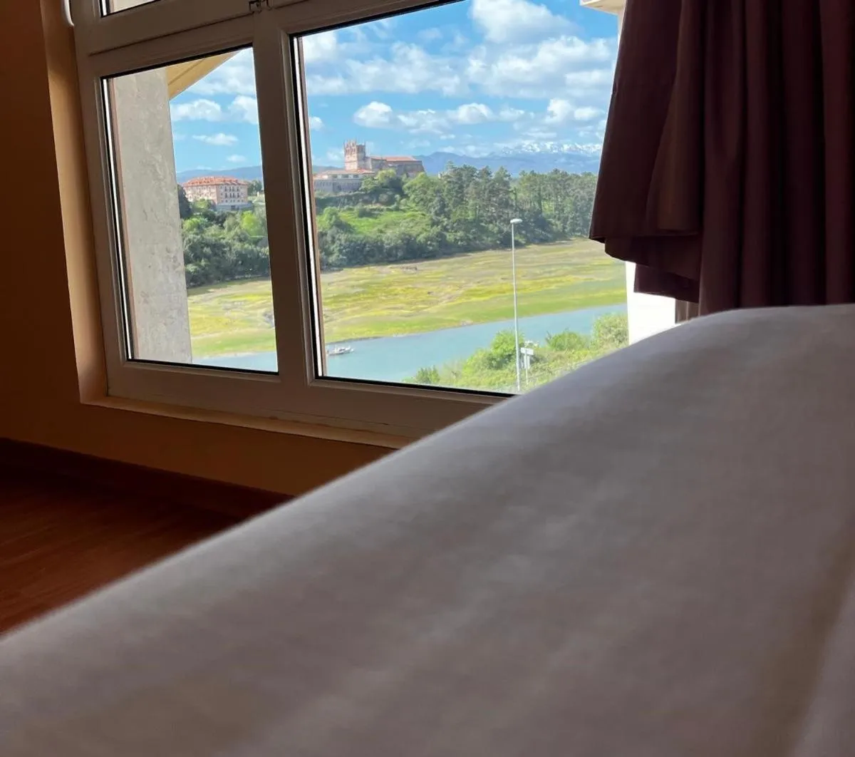 Bed in Hotel Faro de San Vicente