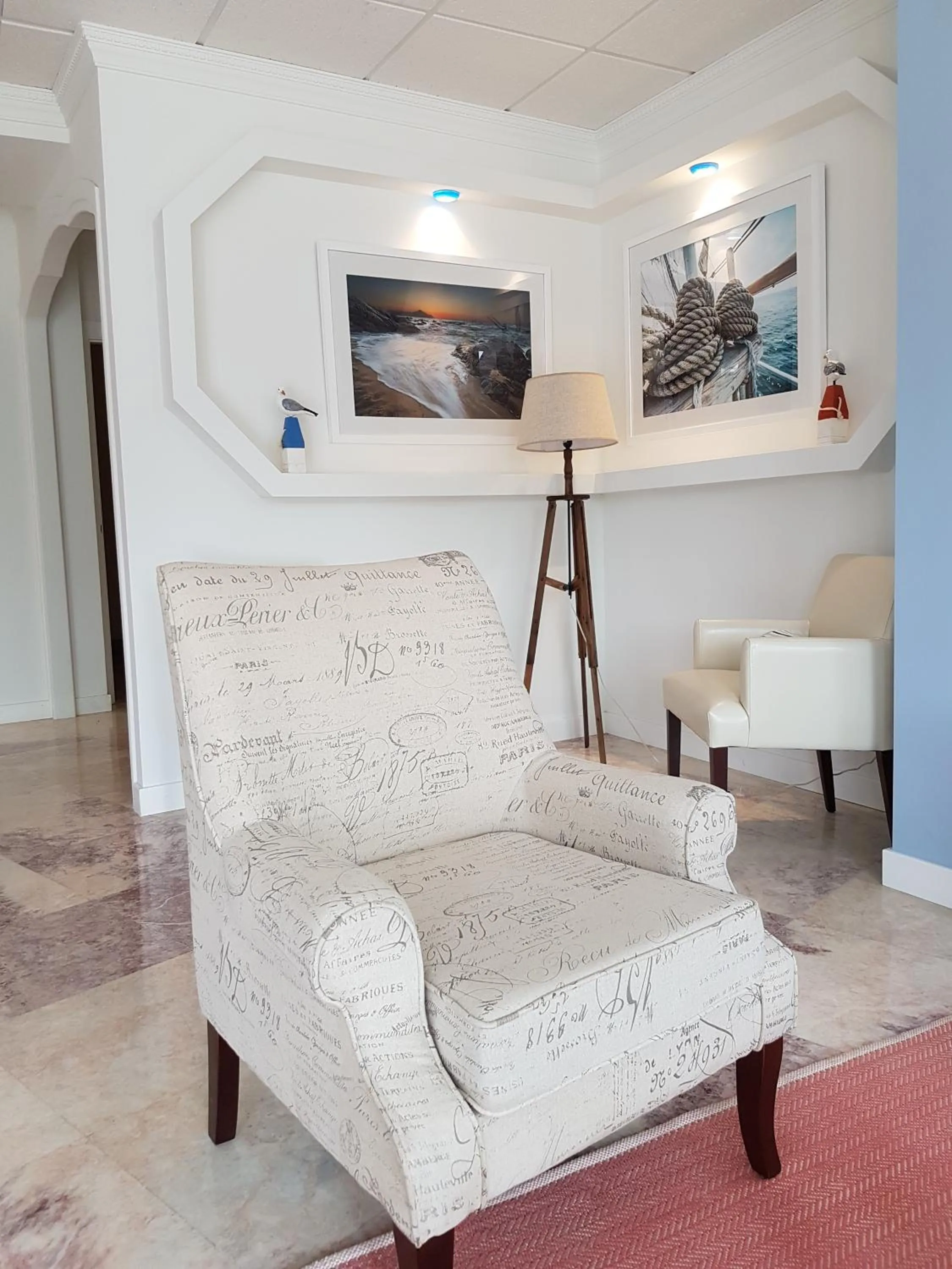 Lobby or reception in Hotel Faro de San Vicente