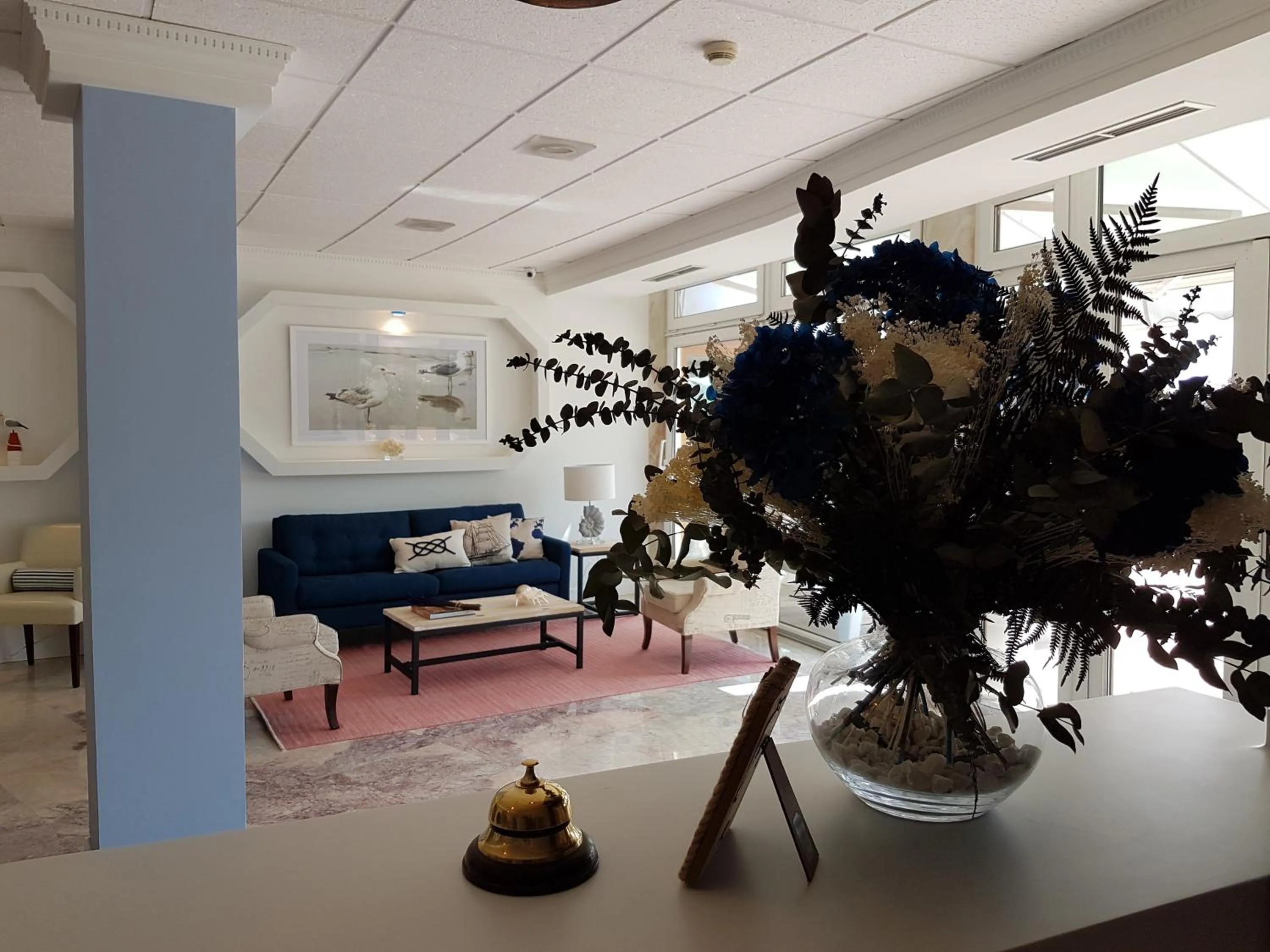 Lobby or reception in Hotel Faro de San Vicente