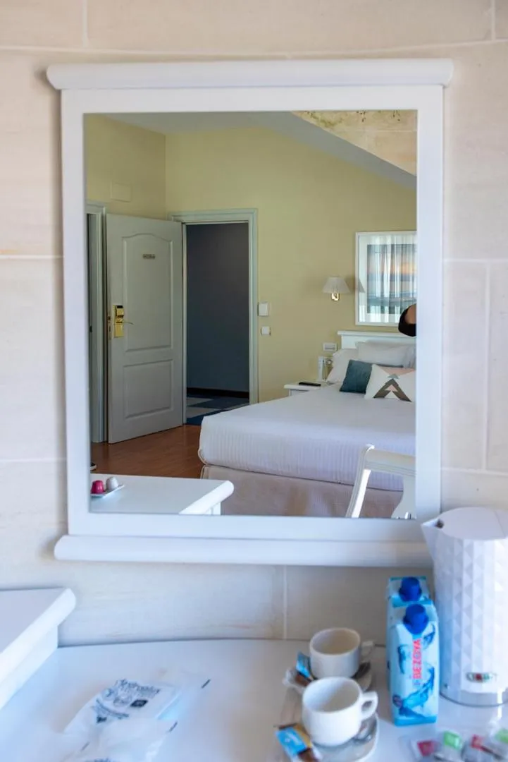 Bed in Hotel Faro de San Vicente