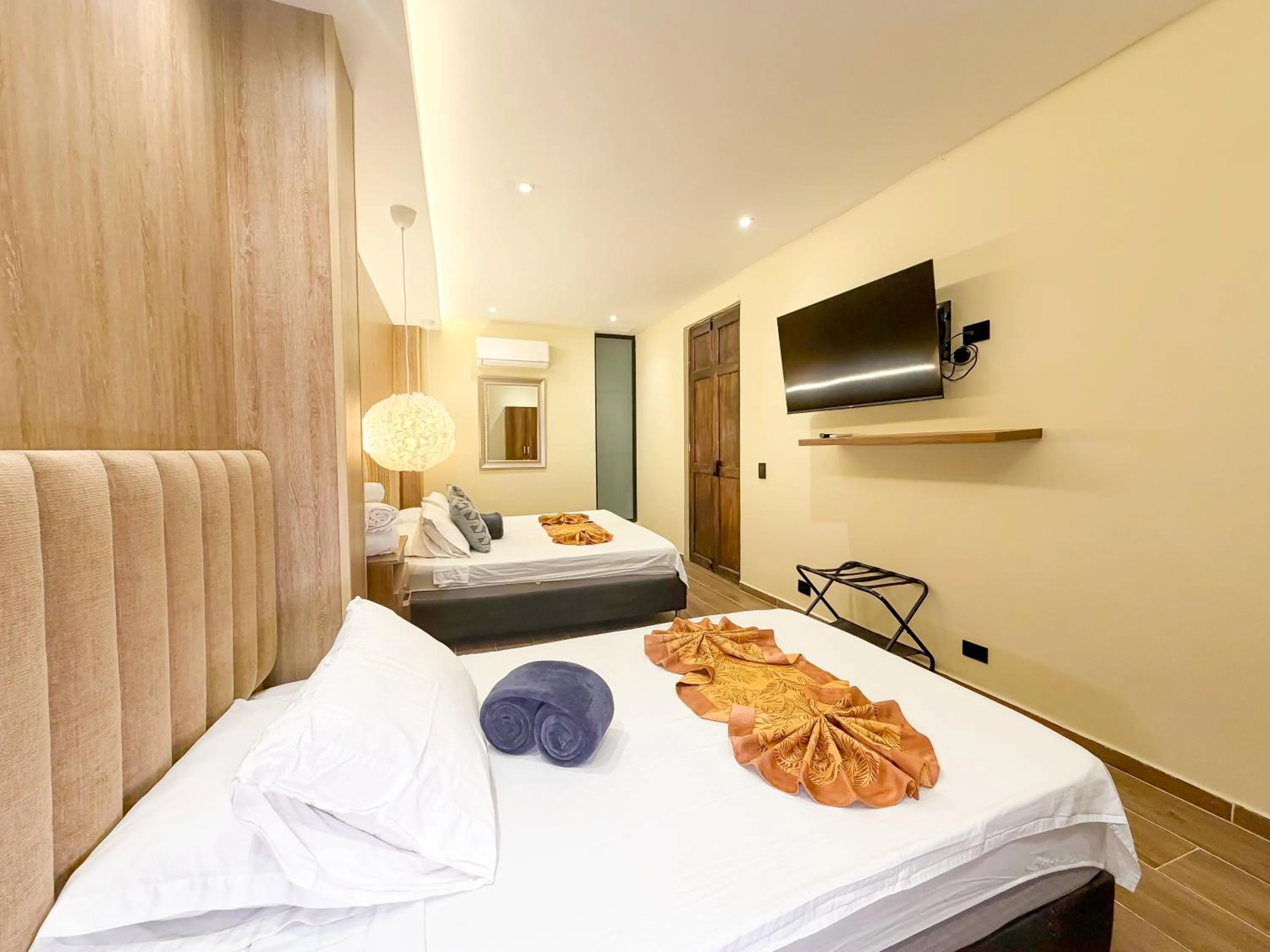 Bed in Hotel Recuerdos de mi Tierra El Poblado Provenza