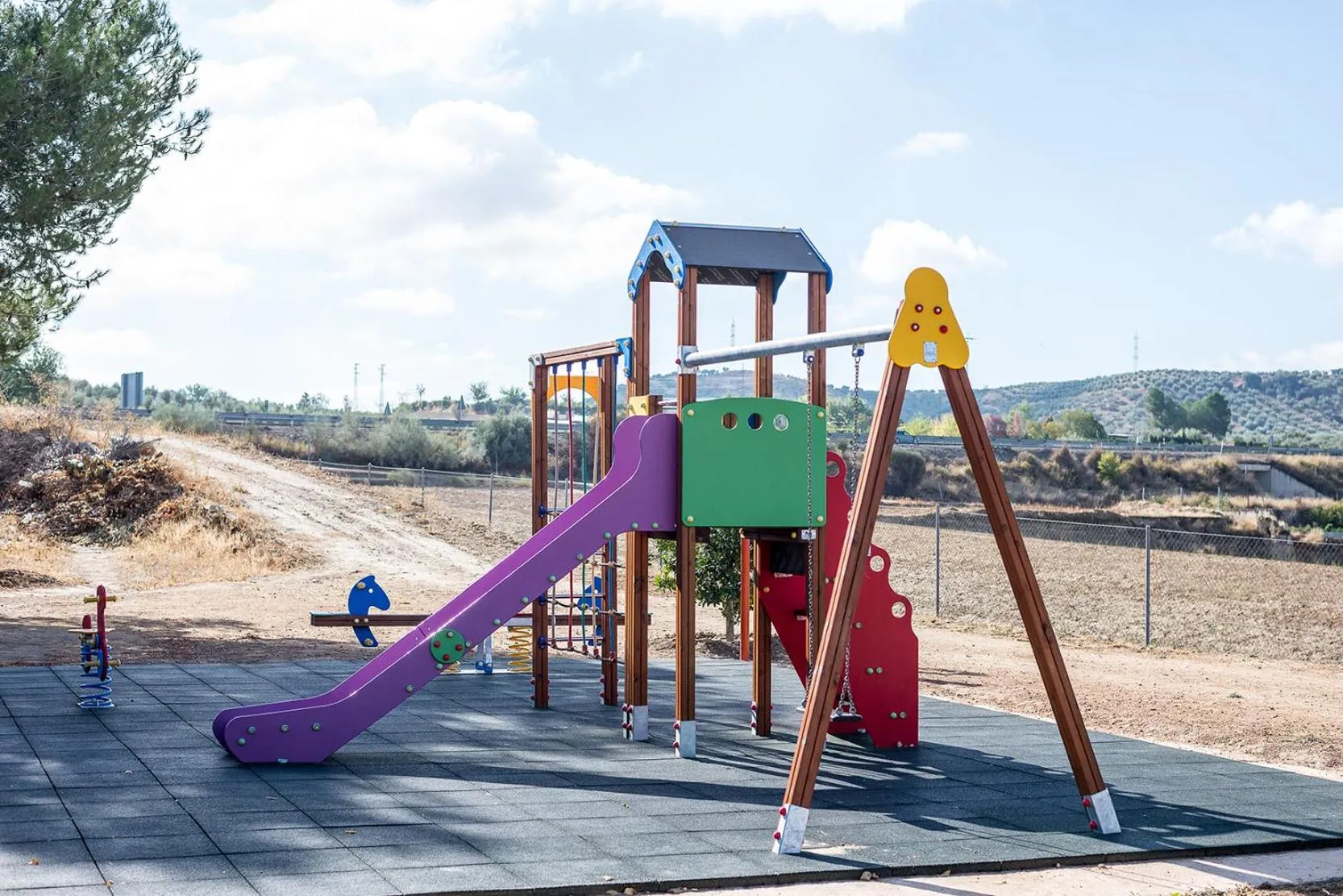 Children play ground in Cortijo De Tajar