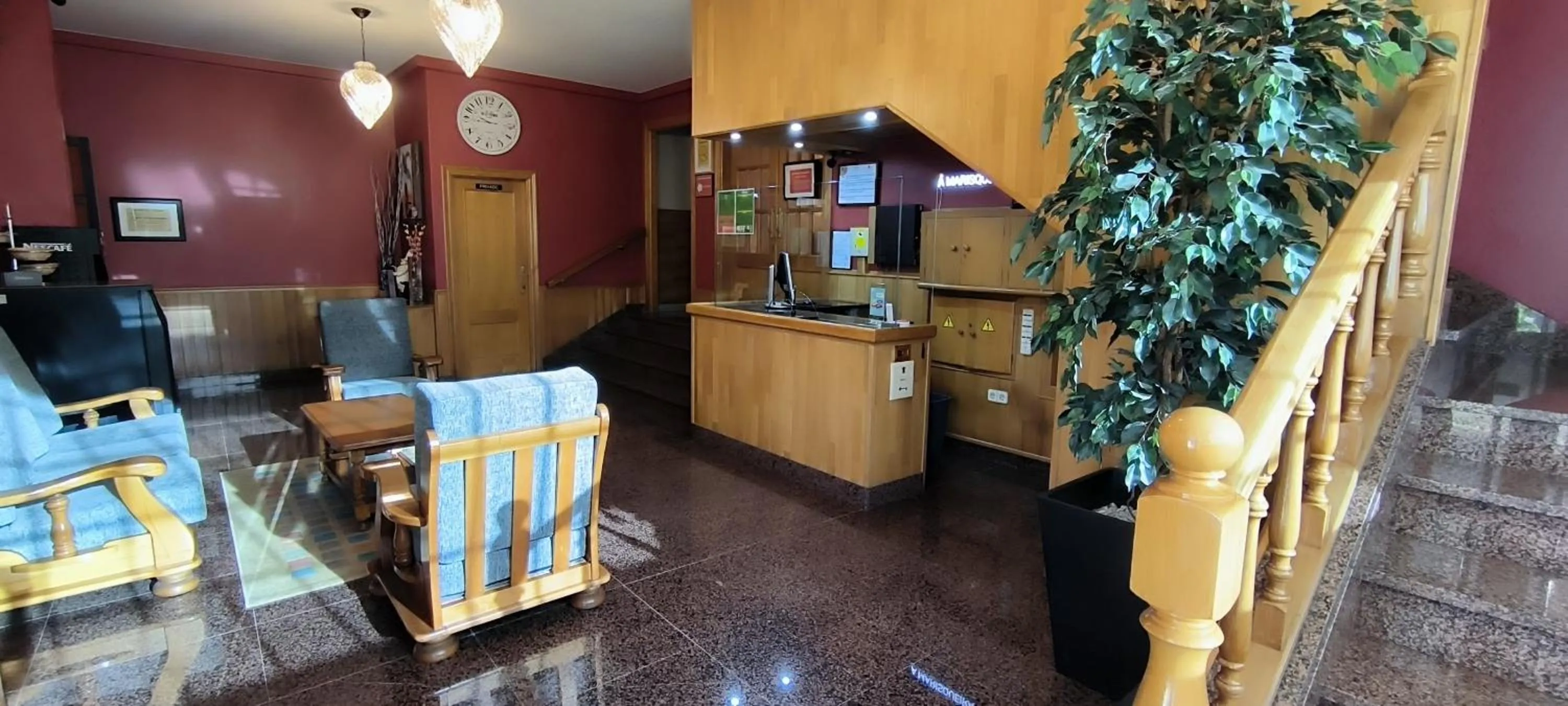 Lobby or reception in Hotel A Marisqueira I Aeropuerto A Coruña