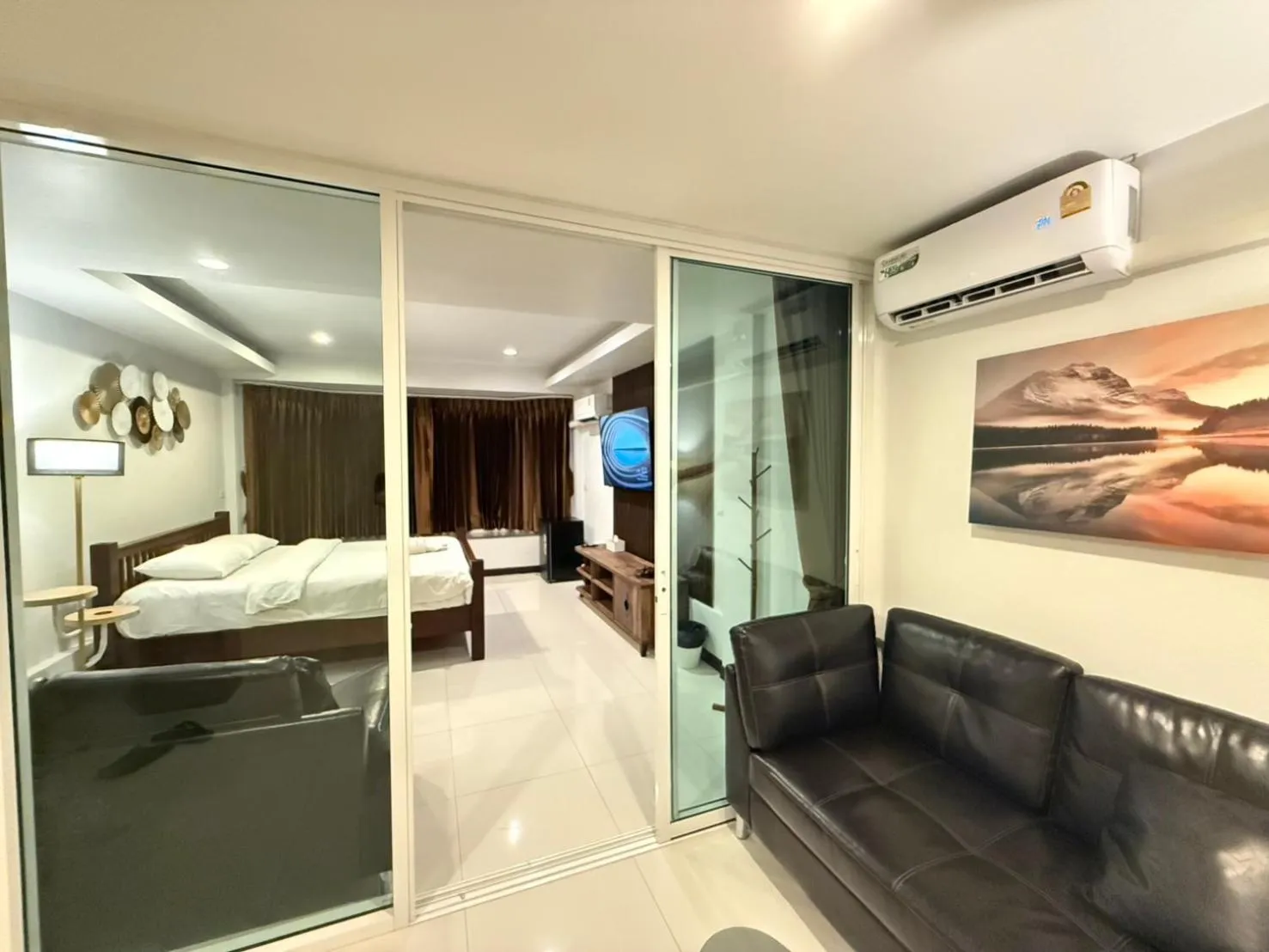 Photo of the whole room, Bed in THE BEST ONE CHIANG MAI