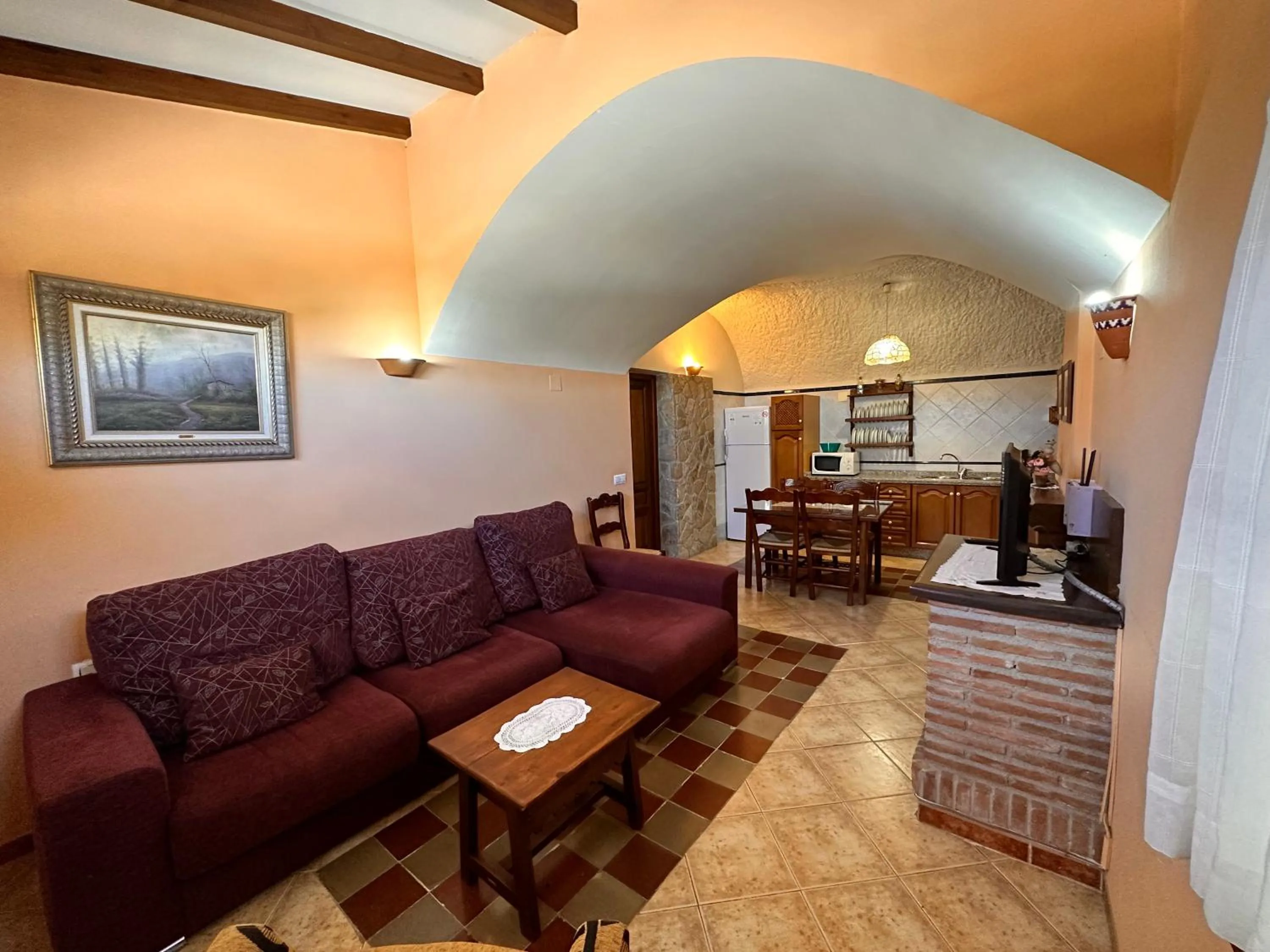 Dining area in Cuevas La Granja