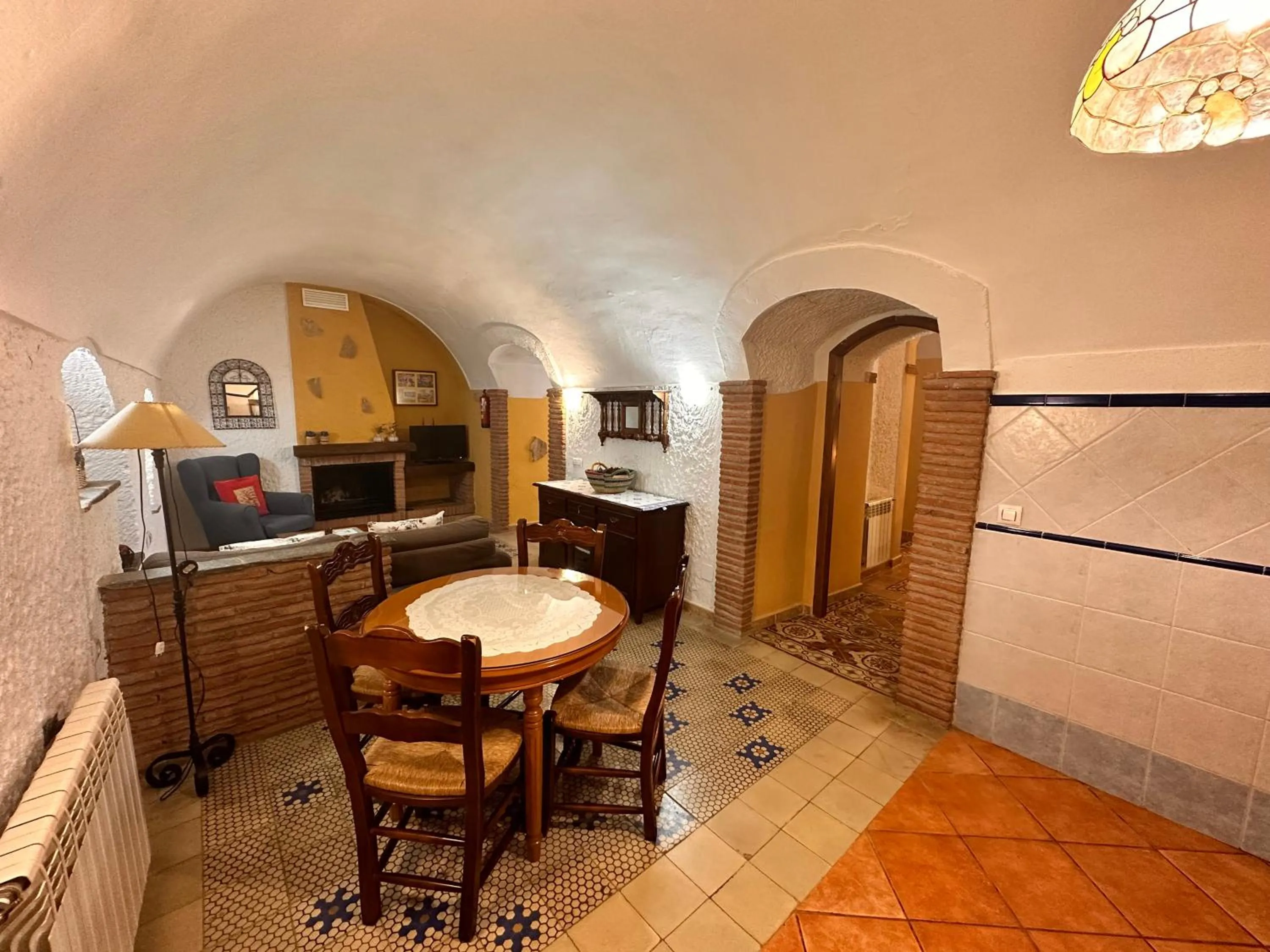 Living room in Cuevas La Granja