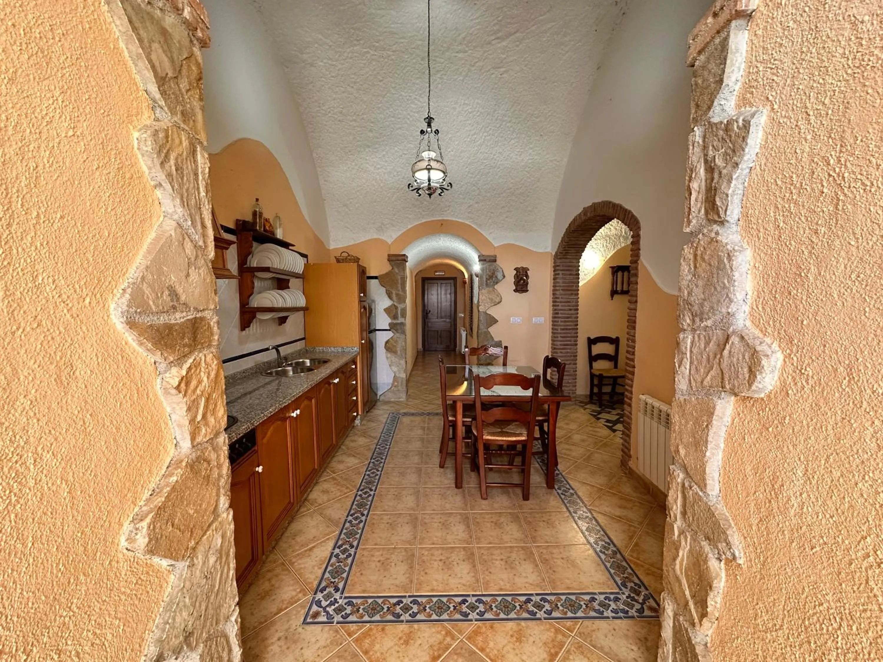 Kitchen or kitchenette in Cuevas La Granja