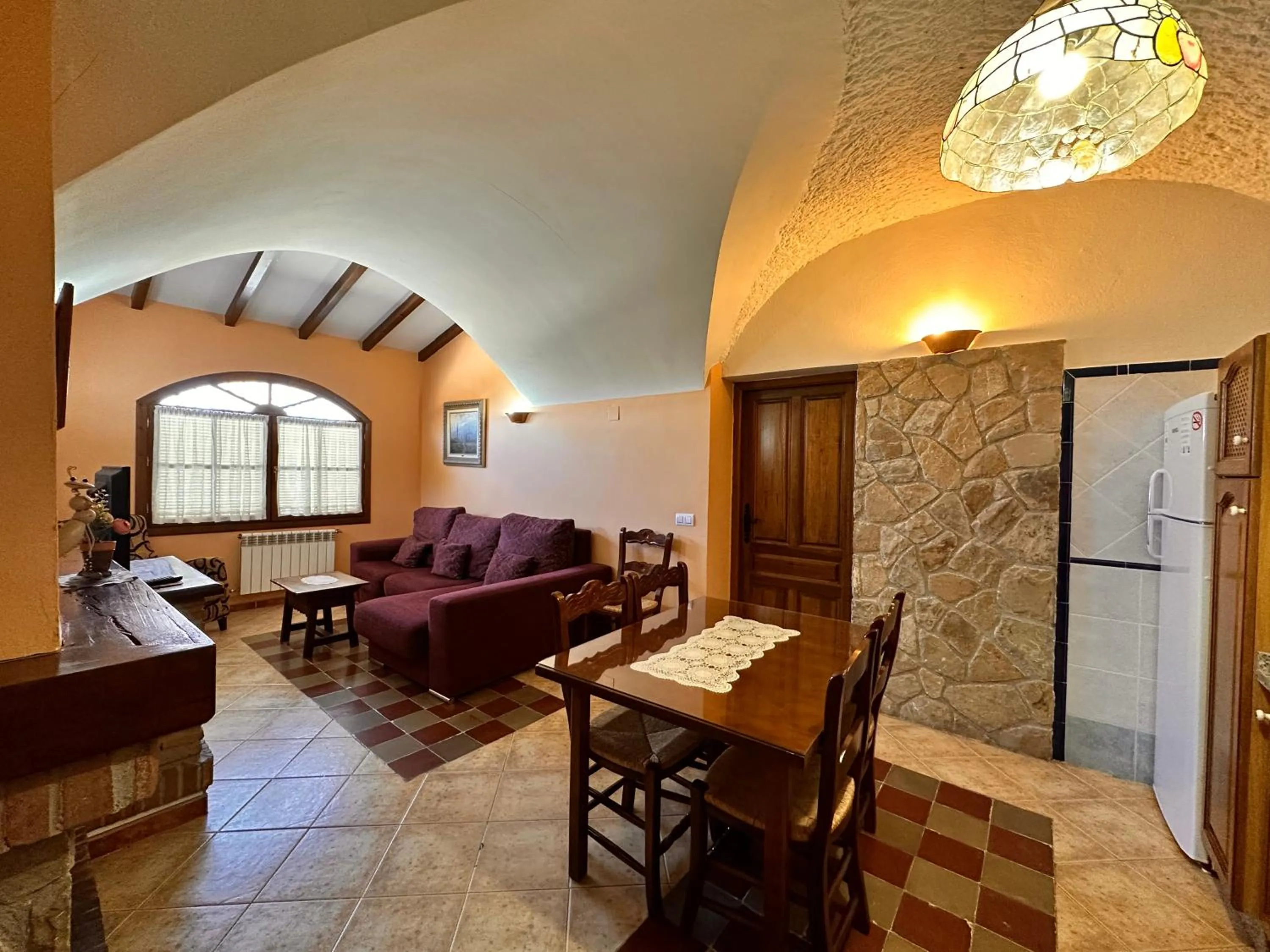 Living room in Cuevas La Granja