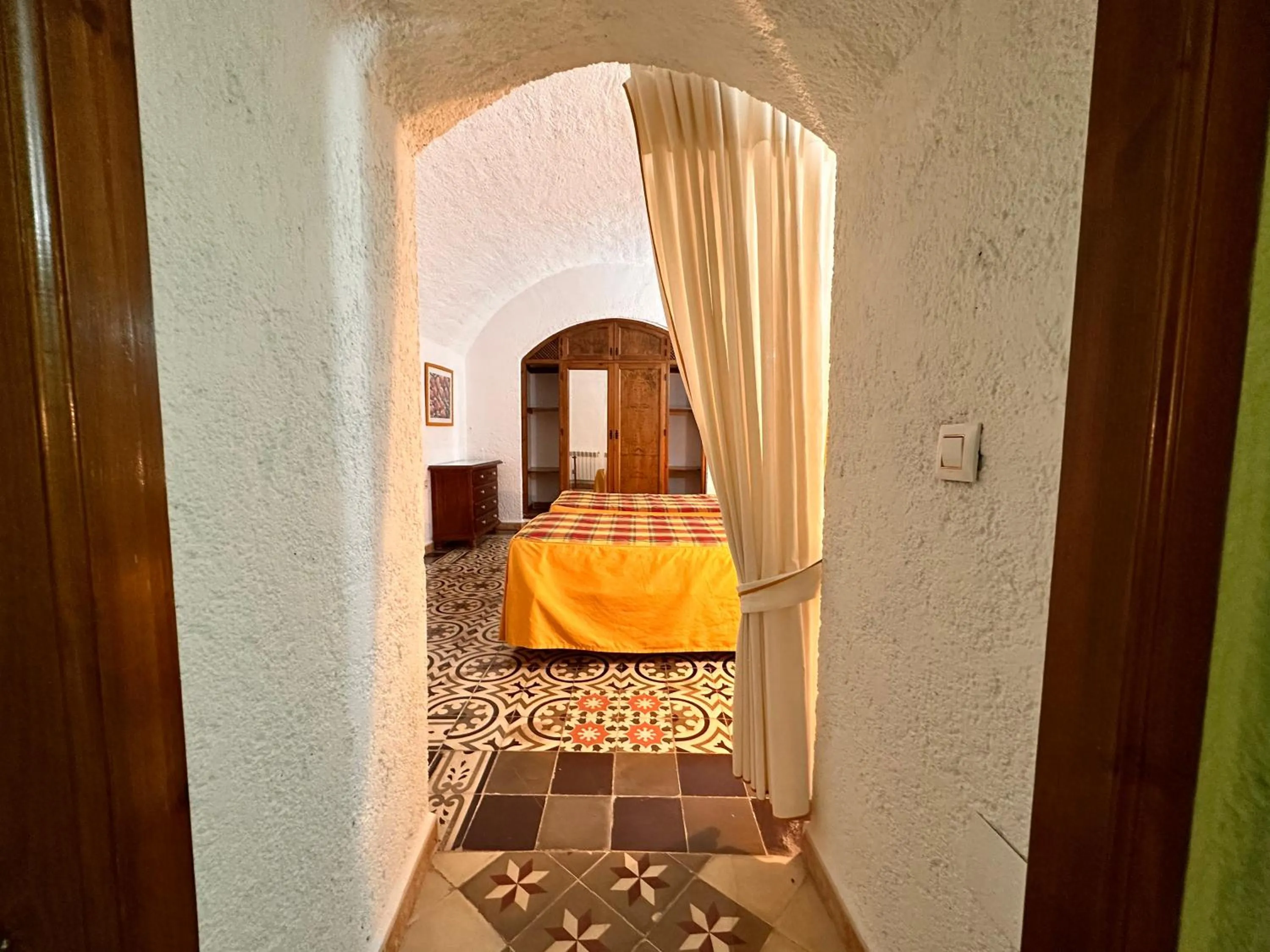 Bedroom, Bed in Cuevas La Granja