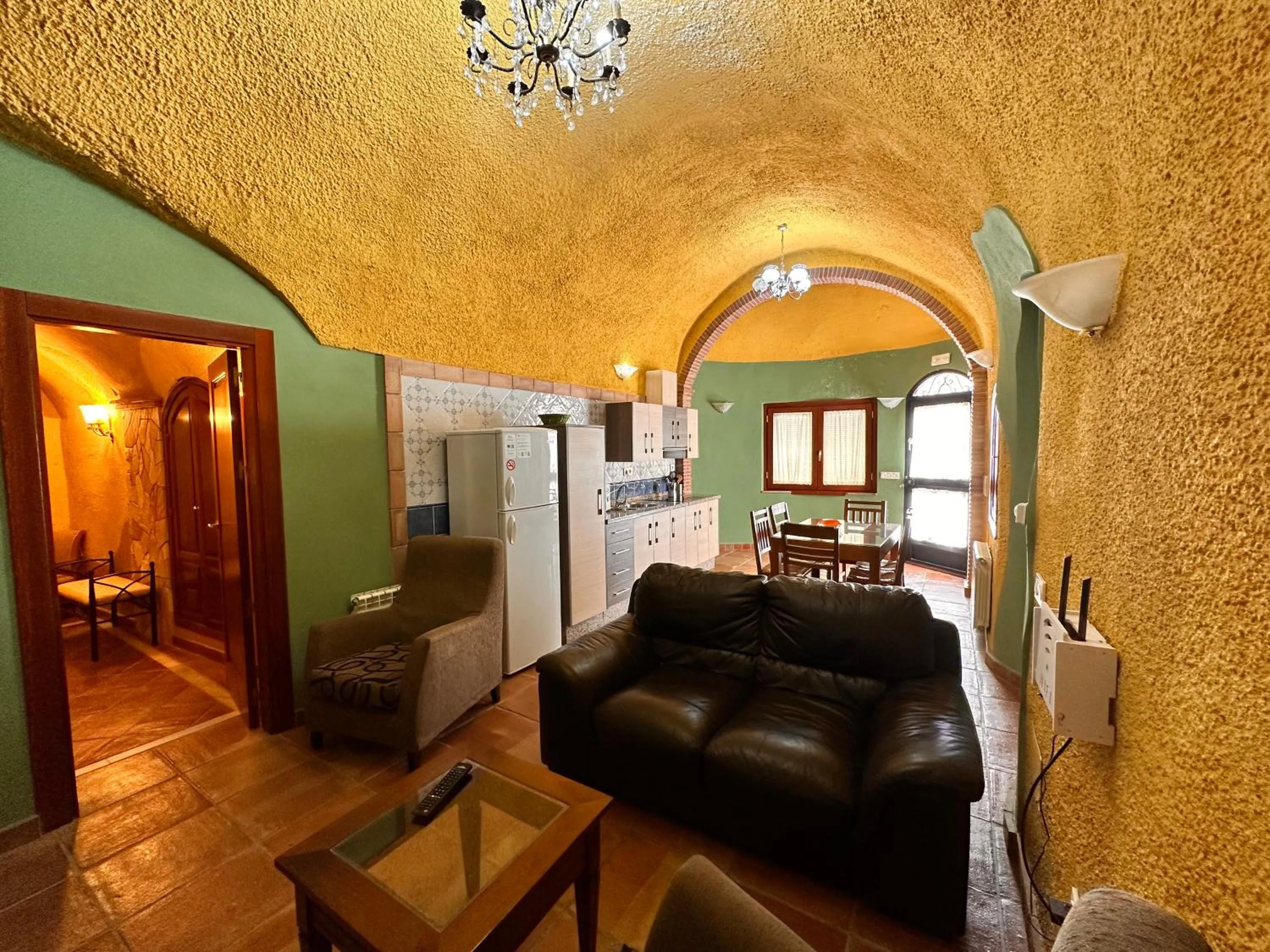 Living room in Cuevas La Granja