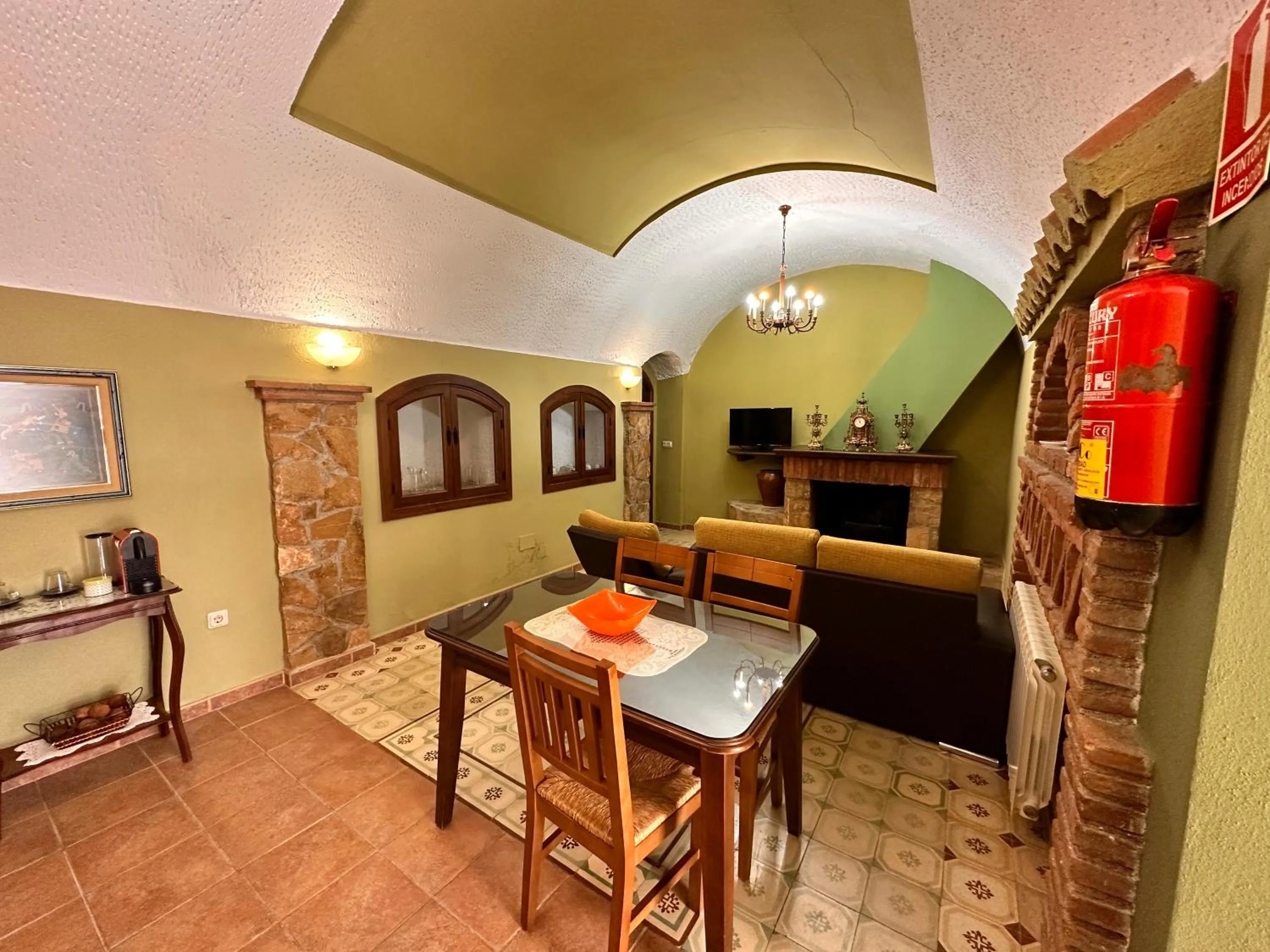 Living room in Cuevas La Granja