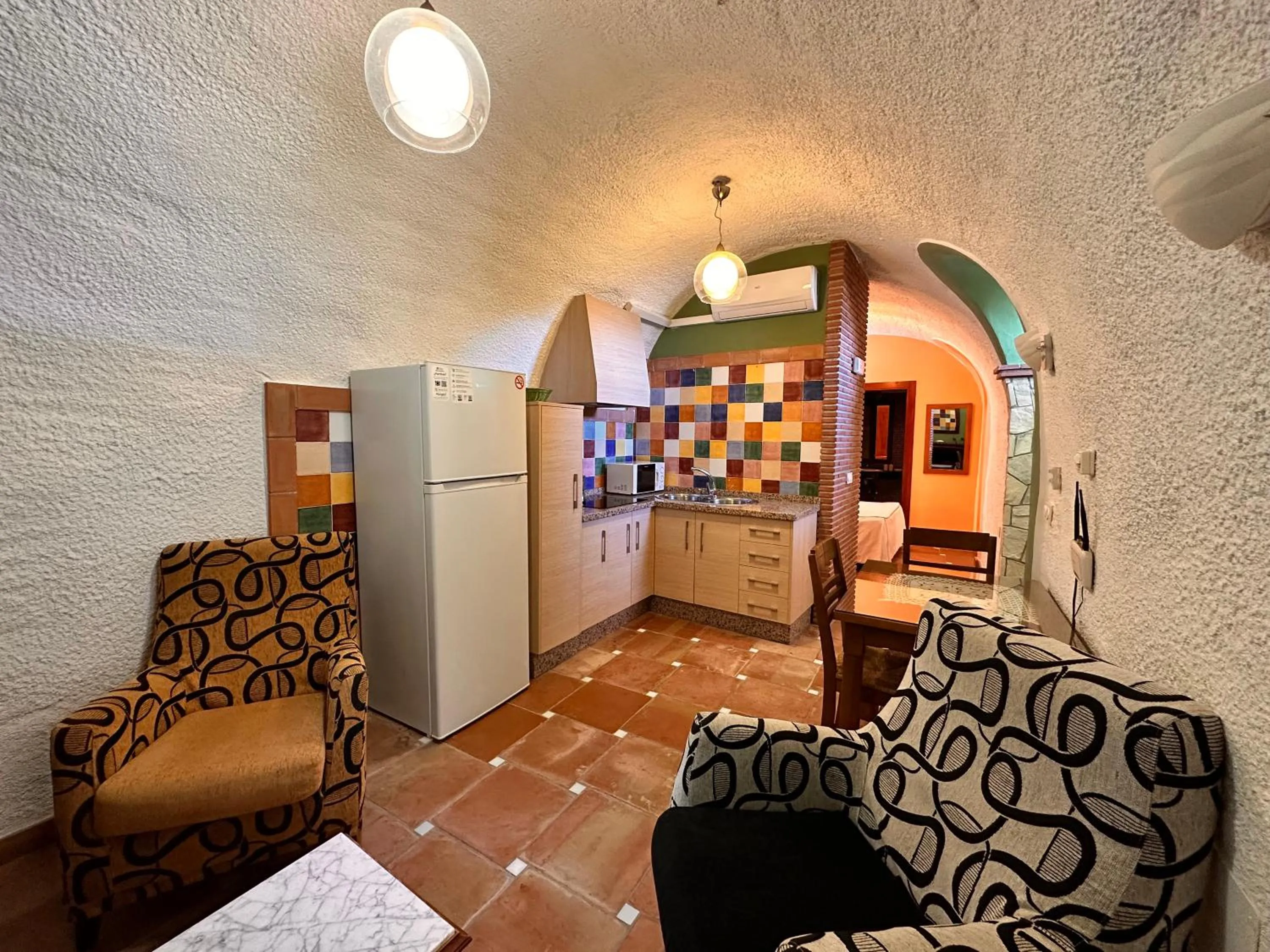 Living room in Cuevas La Granja